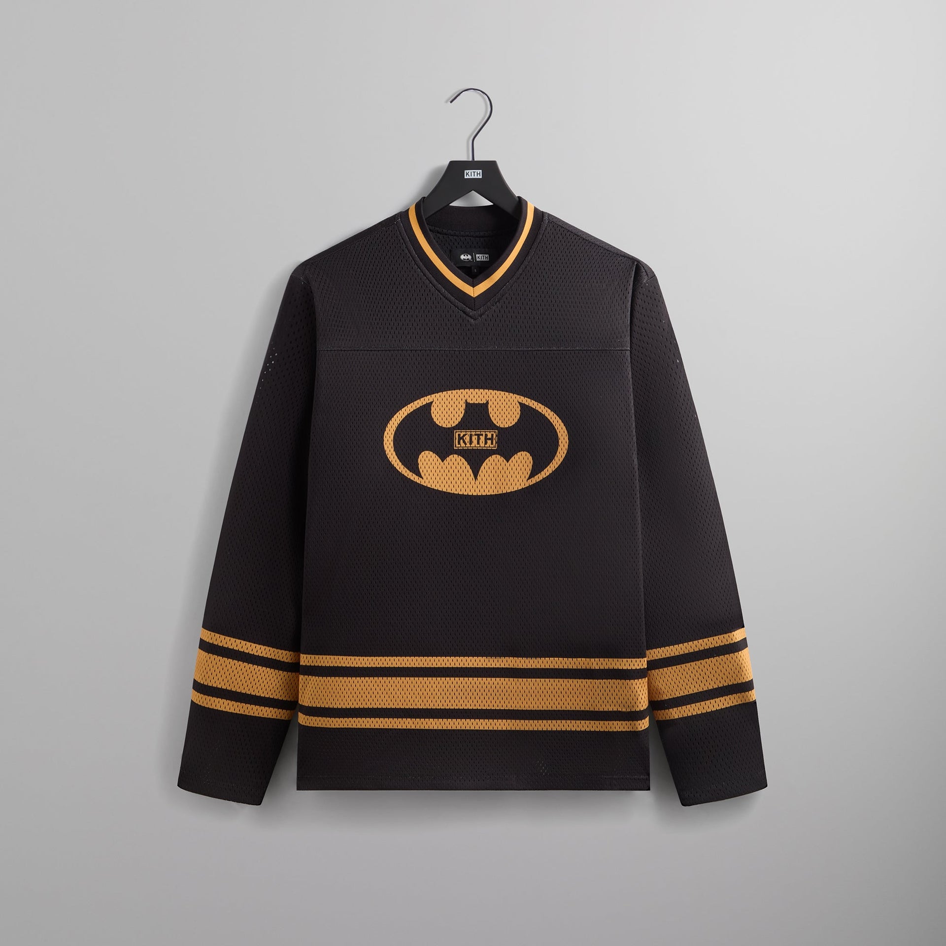 Batman | Kith Long Sleeve Malik Jersey - Black