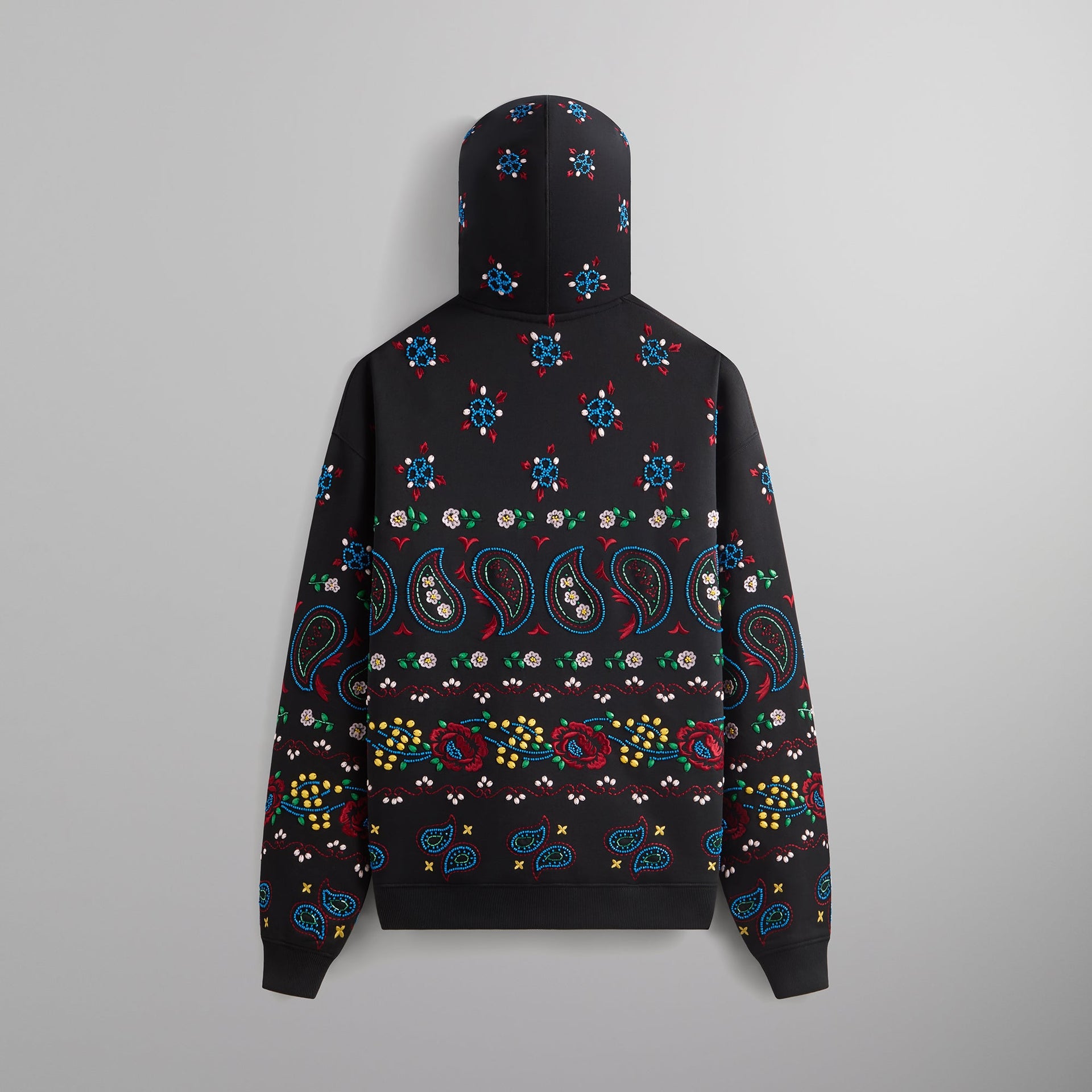 &Kin Paisley Floral Williams III Hoodie - Black