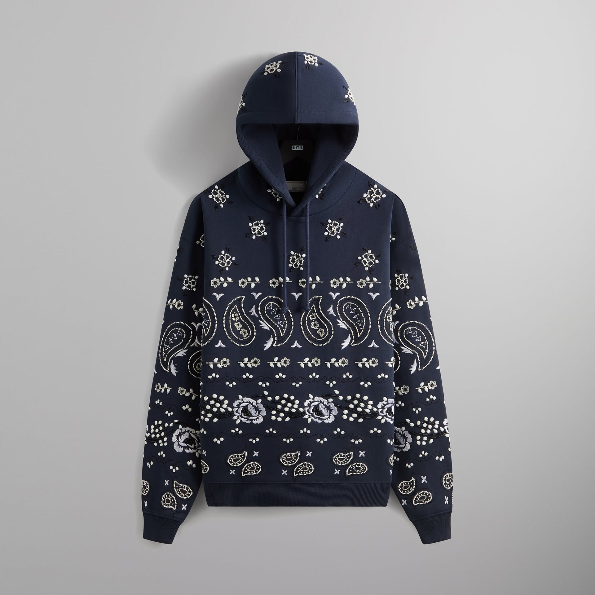 &Kin Paisley Floral Williams III Hoodie - Nocturnal