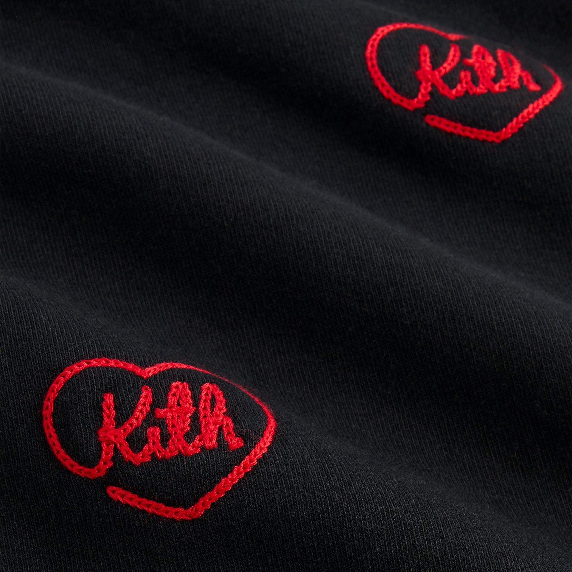 Kith Heart Nelson Crewneck - Black