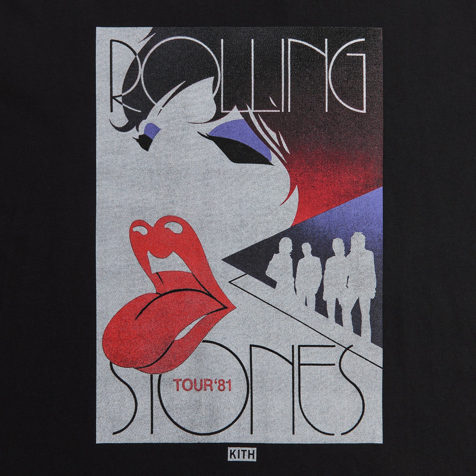 Kith for The Rolling Stones Tour 1981 Tee - Black – Kith Canada