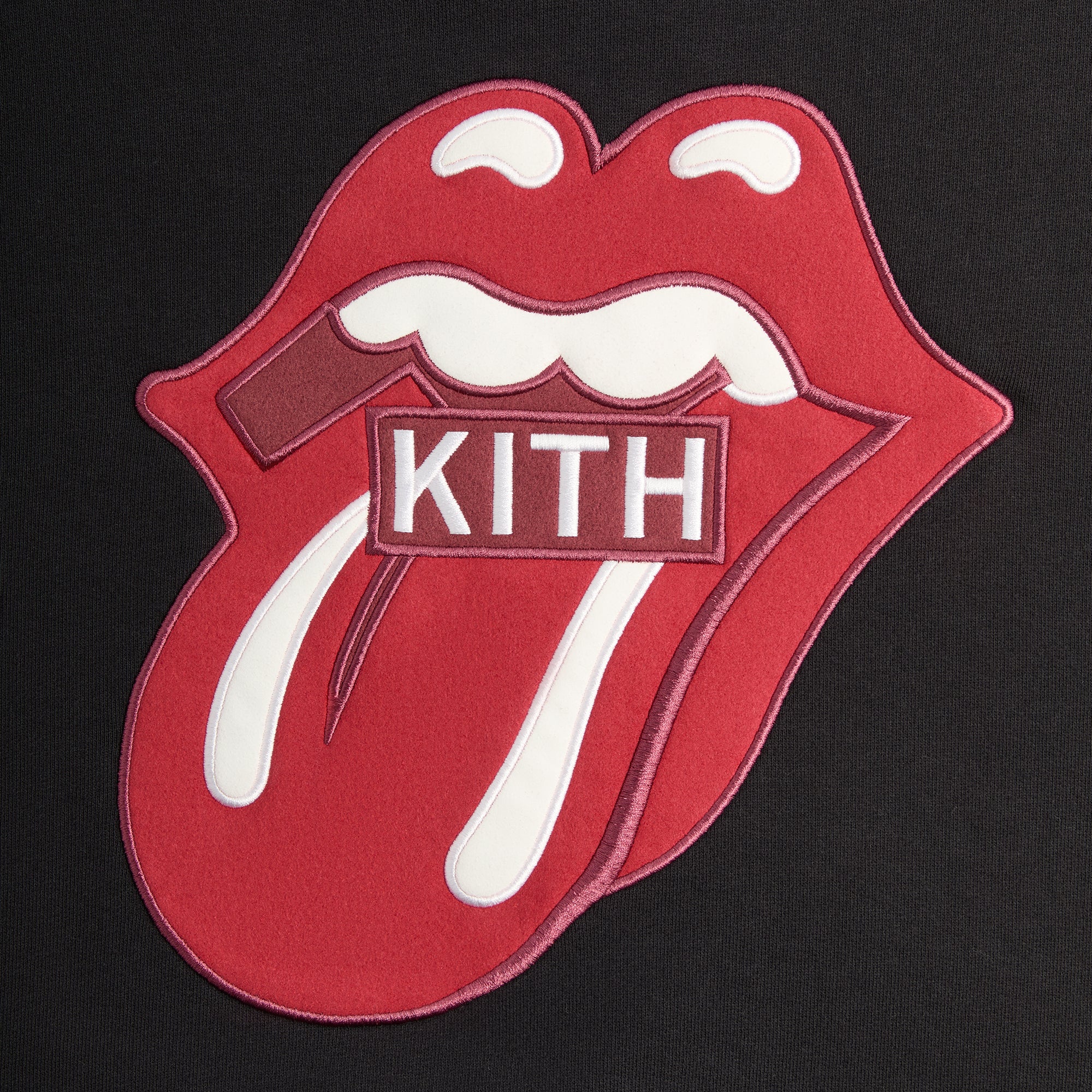 Kith for The Rolling Stones Classic Logo Nelson Hoodie - Black