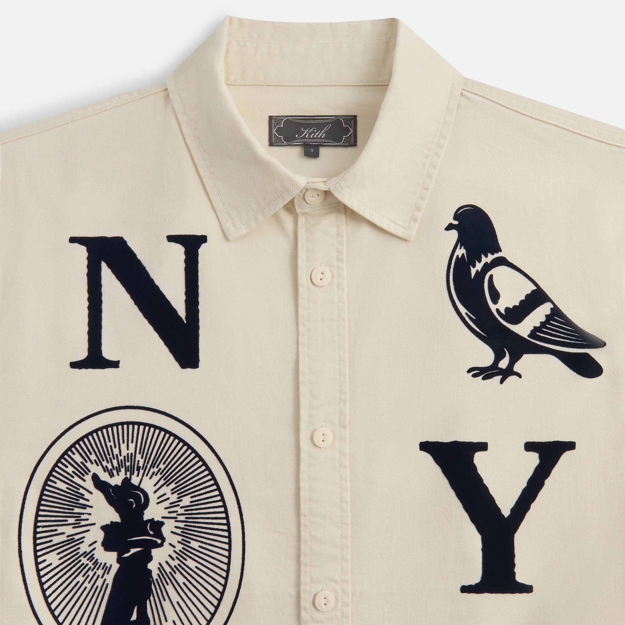 Kith Artisanal NY Graphic Apollo Shirt - Sandrift – Kith Canada