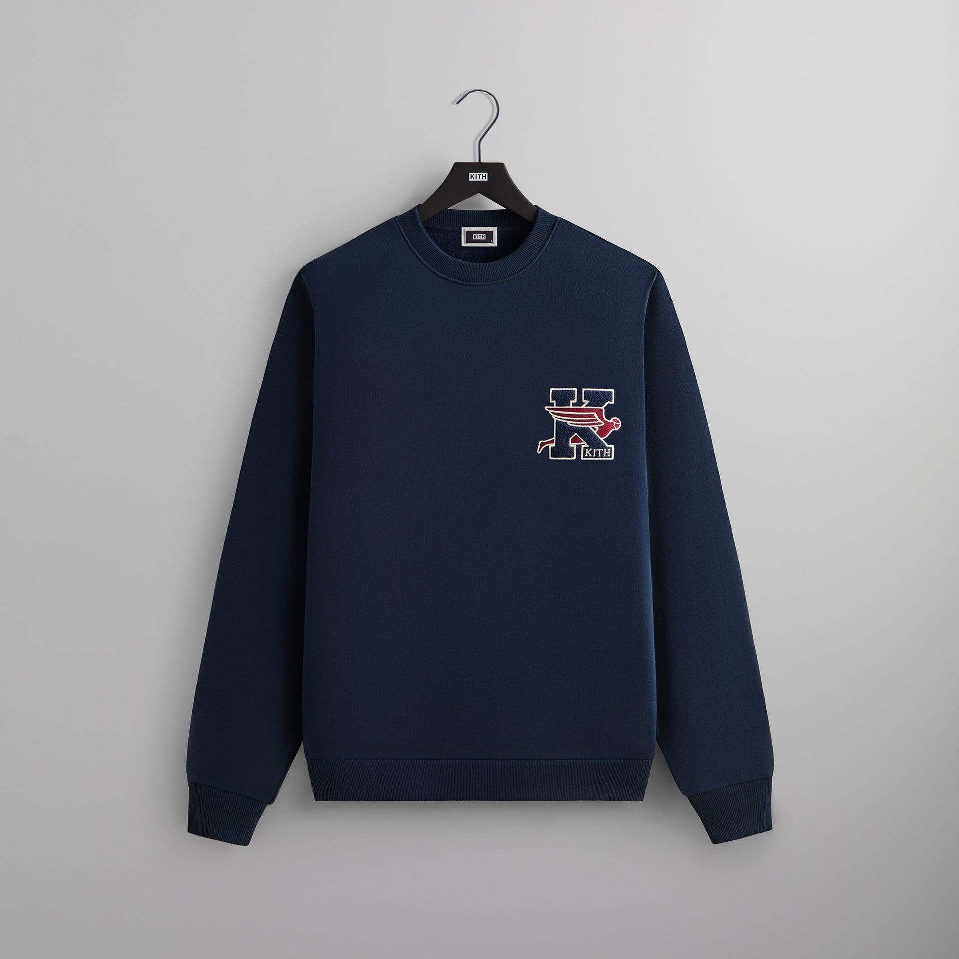 Kith Flight Logo Nelson Crewneck - Nocturnal