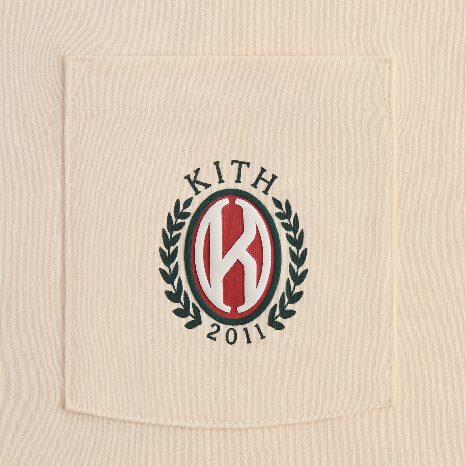 Kith K Shield Pocket Tee - Sandrift