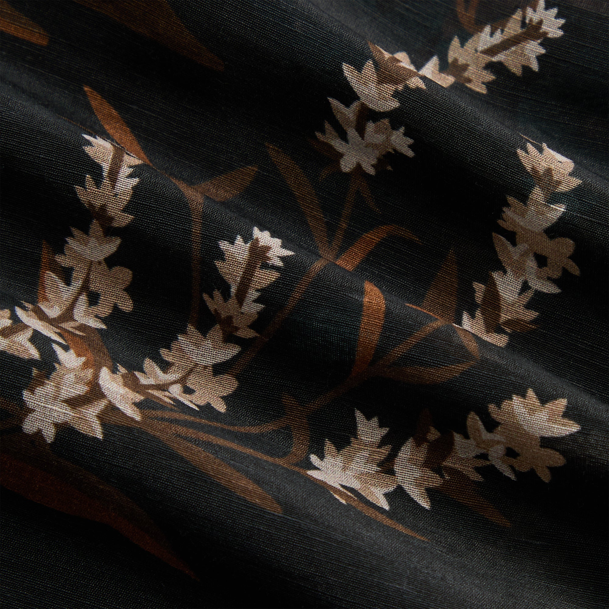 Kith Linen Thompson Camp Collar Shirt - Black – Kith Canada