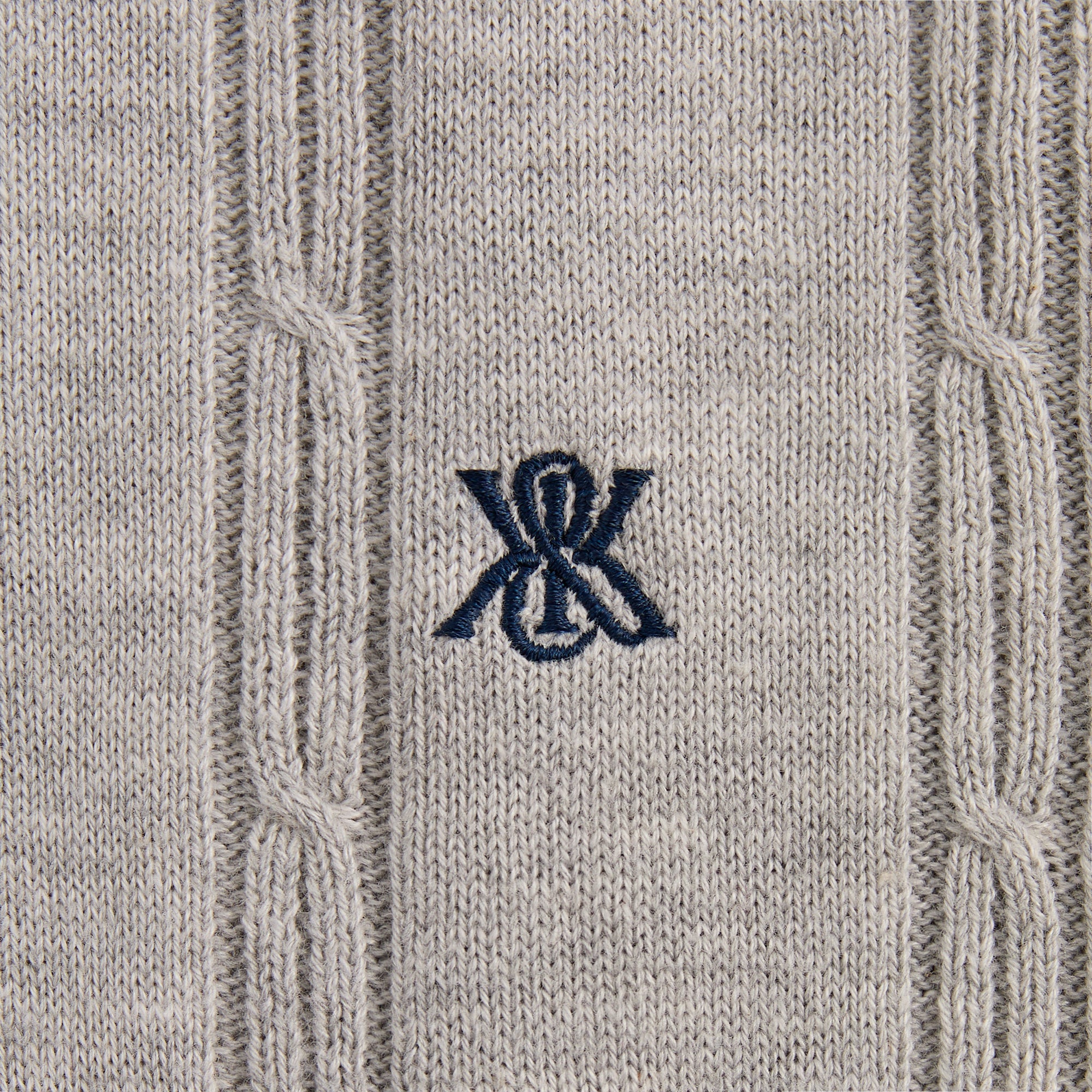 Kith Tilden Polo - Light Heather Grey – Kith Canada