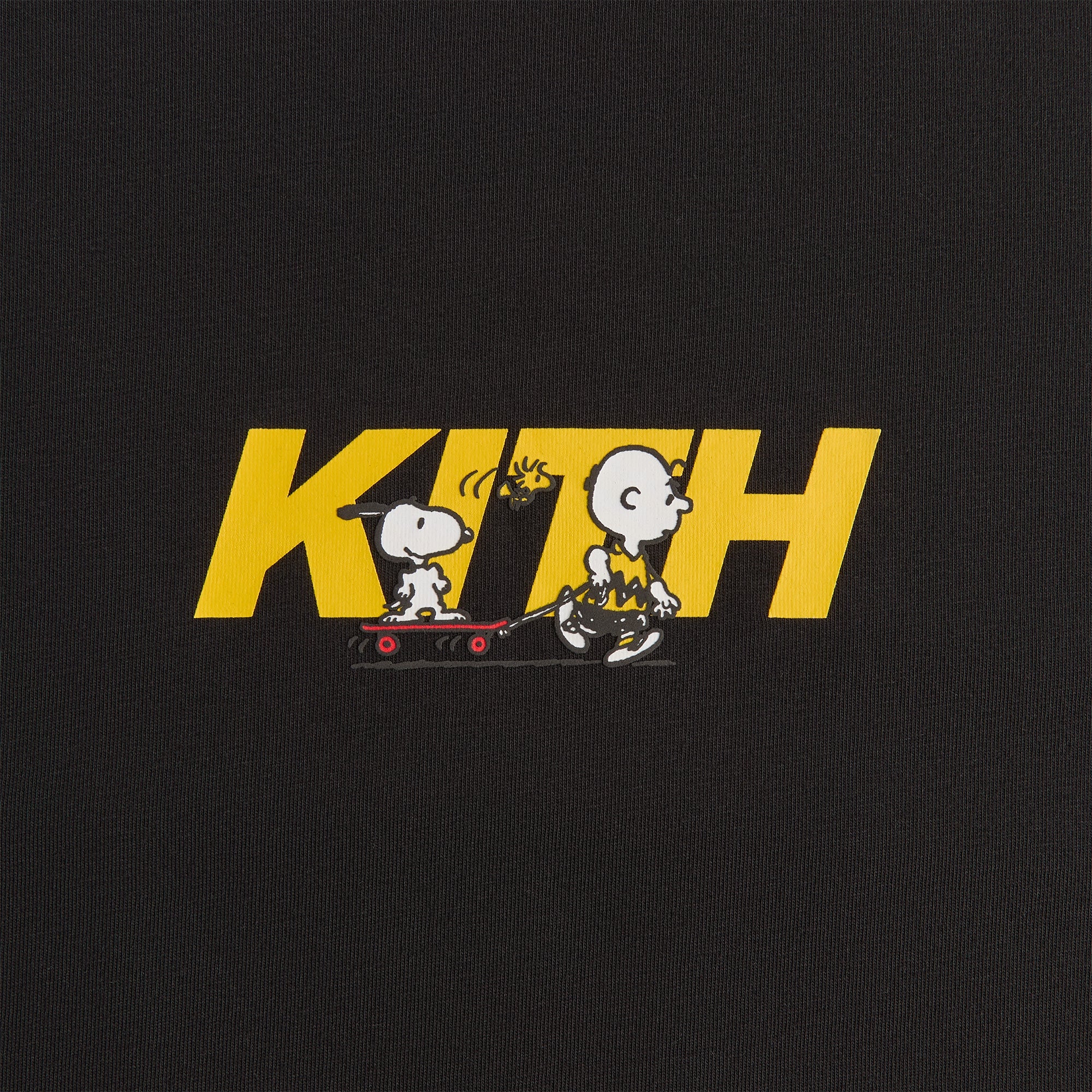Kith for Peanuts Skateboard Fast Logo Tee - Black – Kith Europe