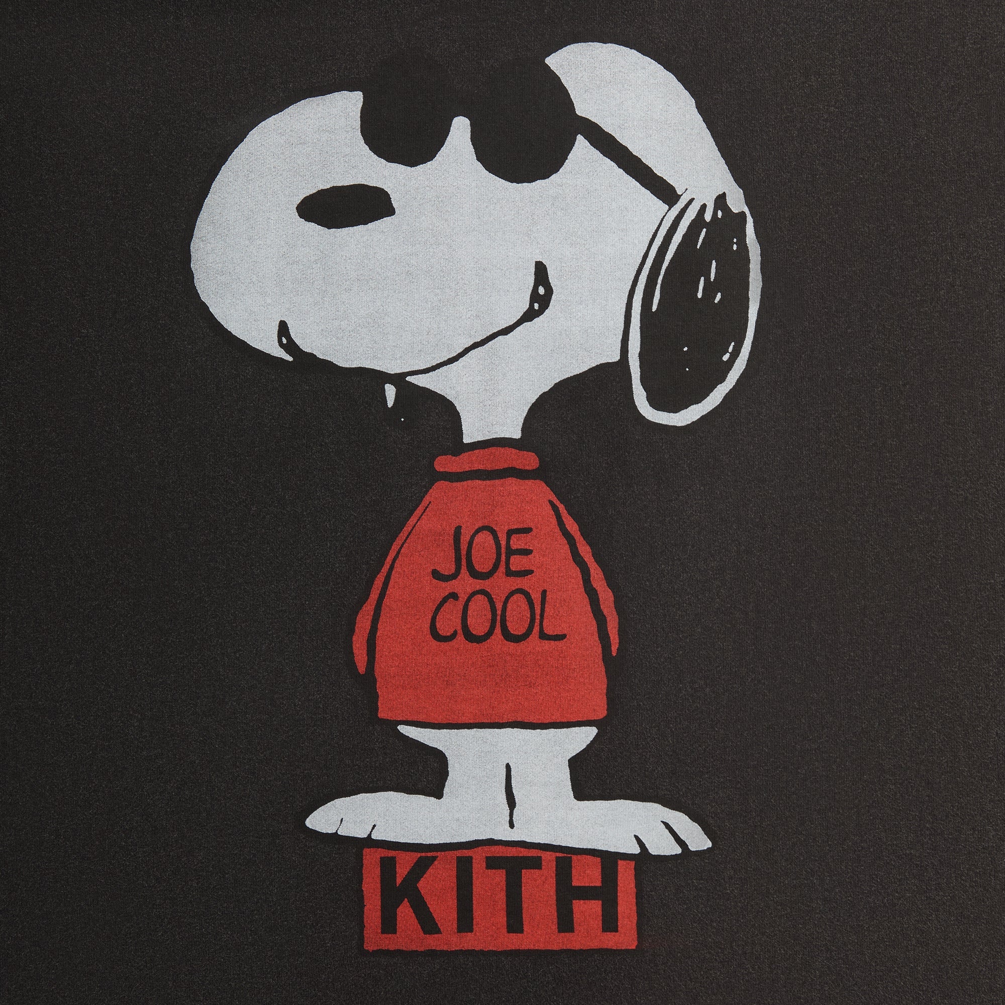 Kith for Peanuts Joe Cool Vintage Tee - Black – Kith Canada