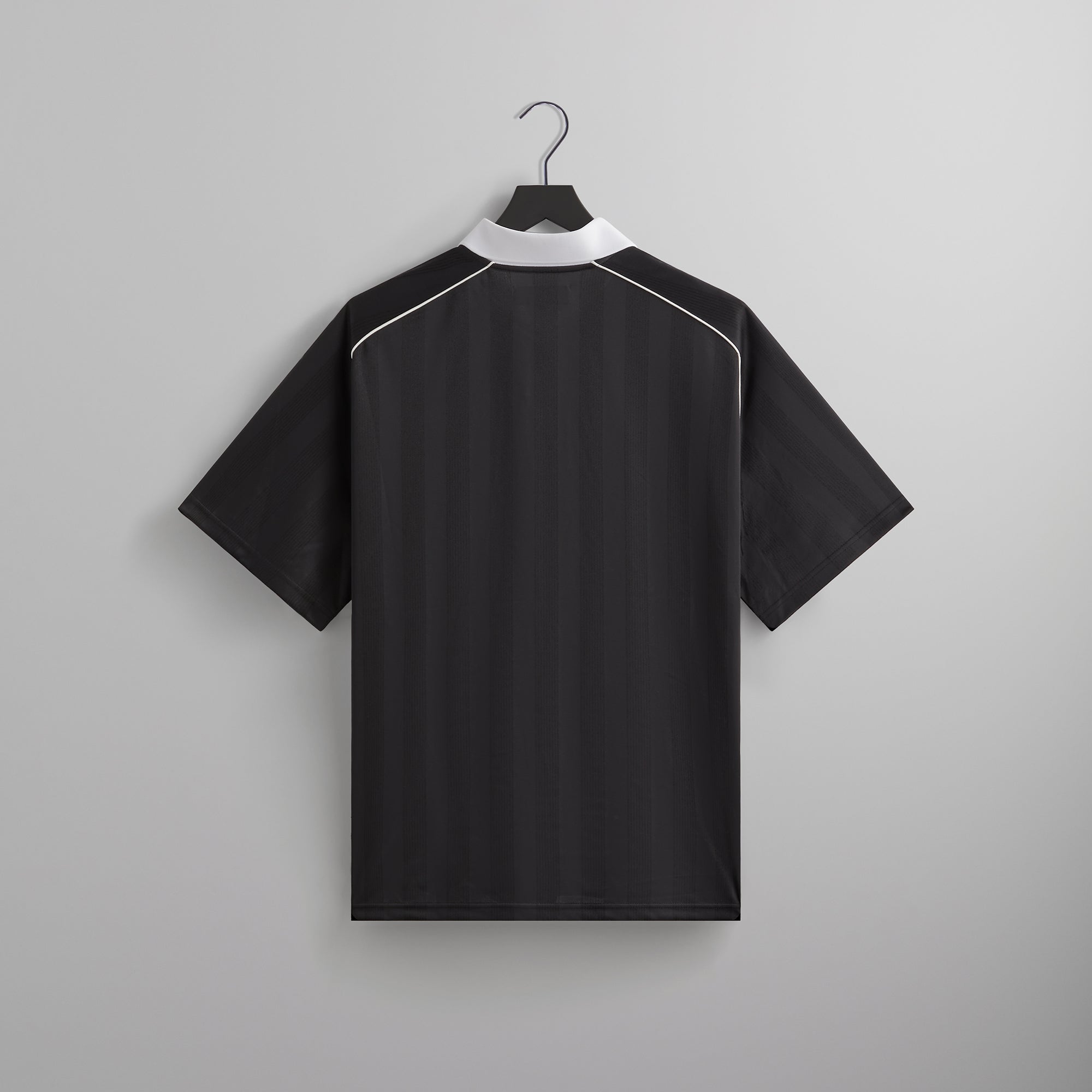 Kith Shadow Stripe Marcel Soccer Top - Black – Kith Canada Kith Shadow Stripe Marcel Soccer Top - Black – Kith Canada
