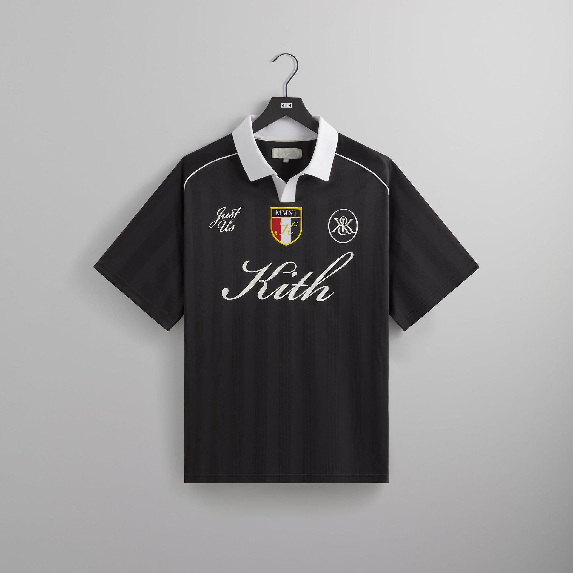 Kith Shadow Stripe Marcel Soccer Top - Black