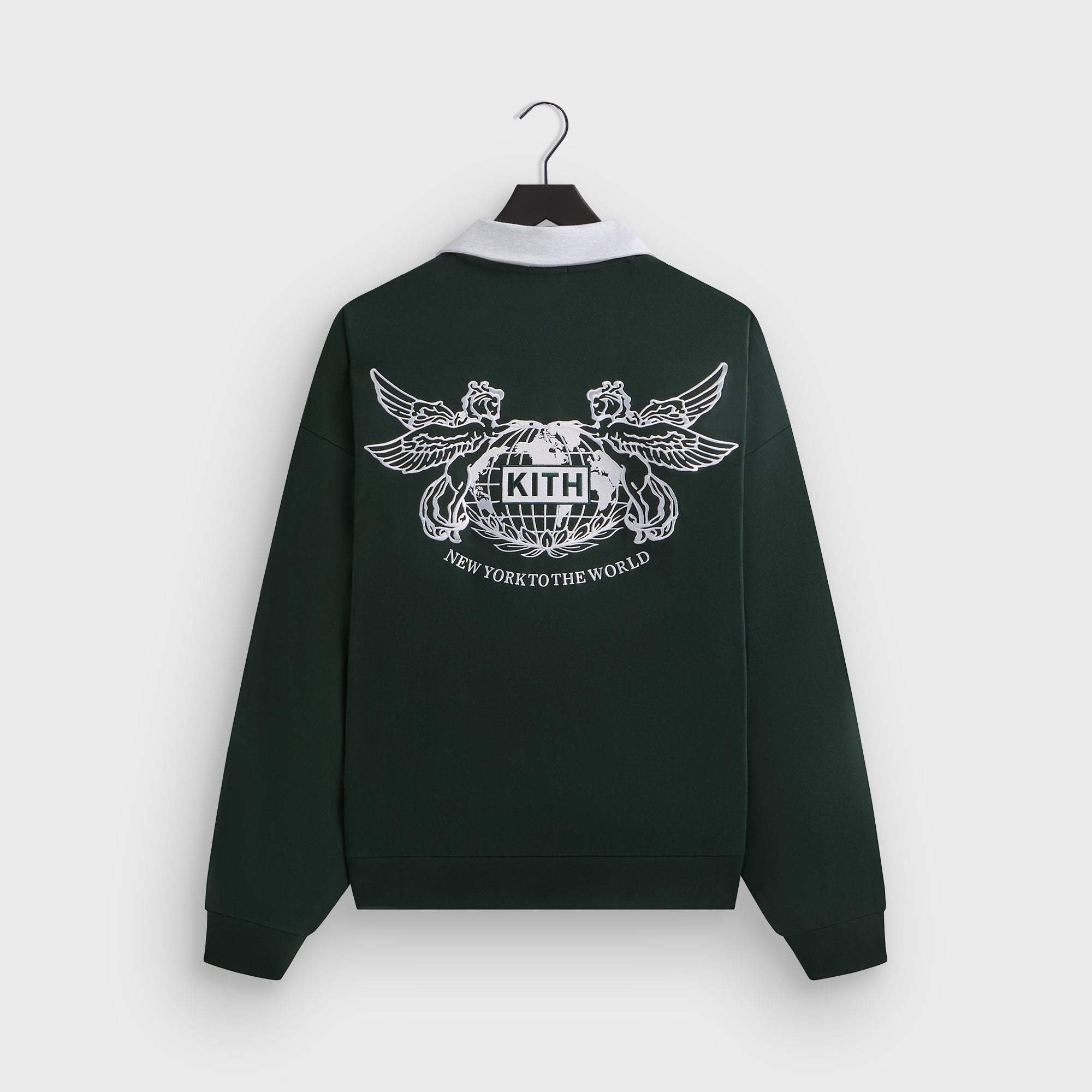 Kith Pegasus Crest Nelson Collared Pullover - Stadium – Kith