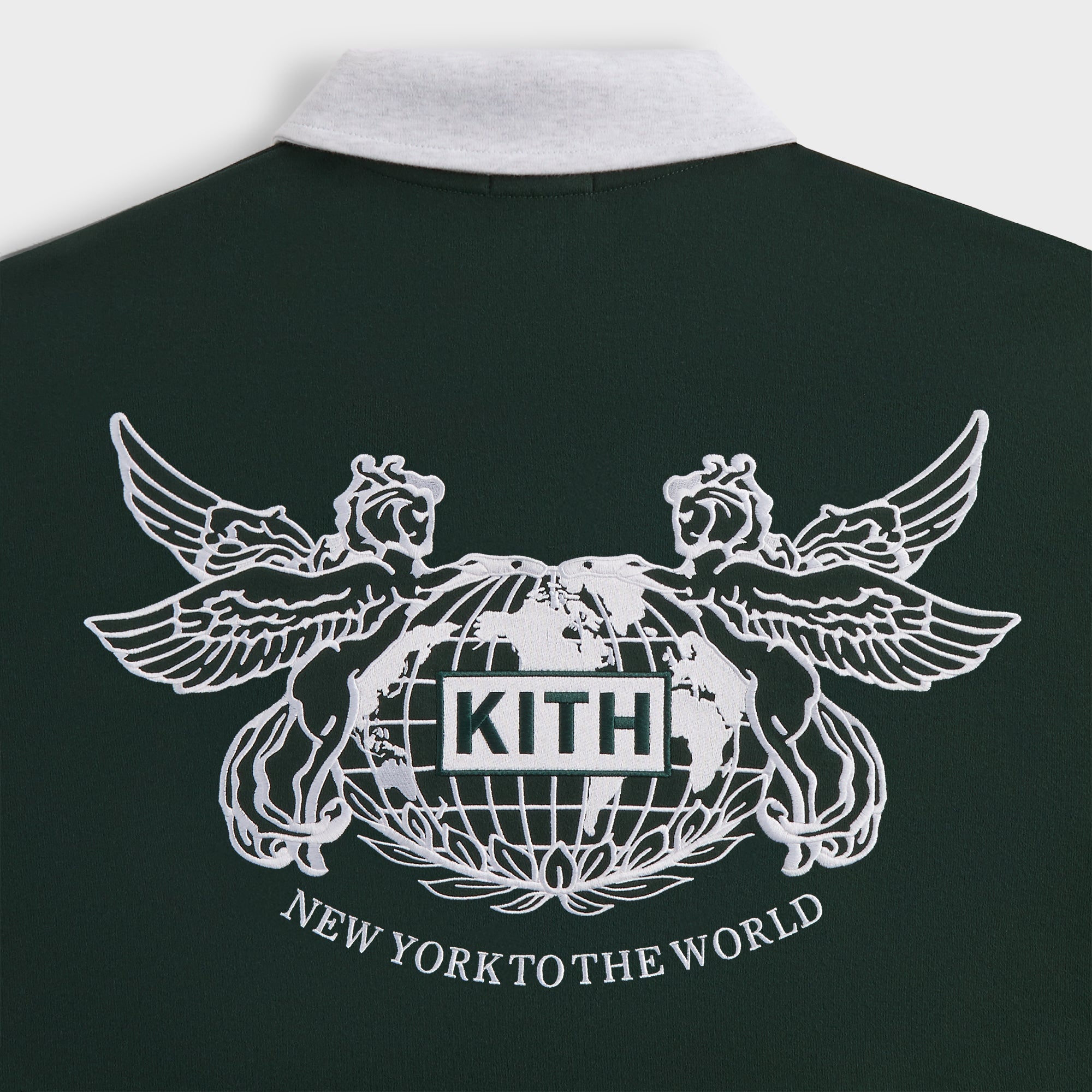 Kith Pegasus Crest Nelson Collared Pullover - Stadium – Kith
