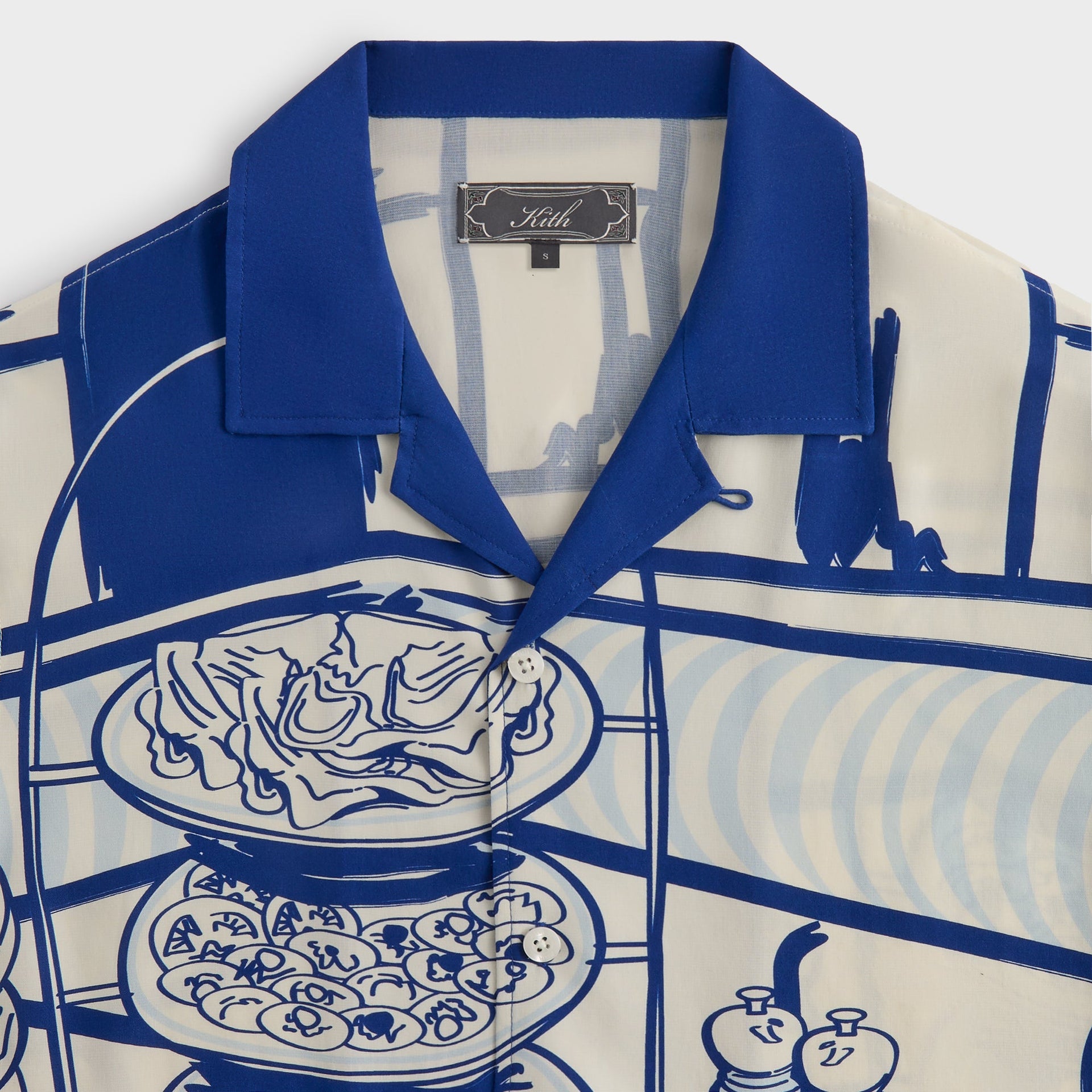 Kith Still Life Short Sleeve Thompson Camp Collar Shirt - Current