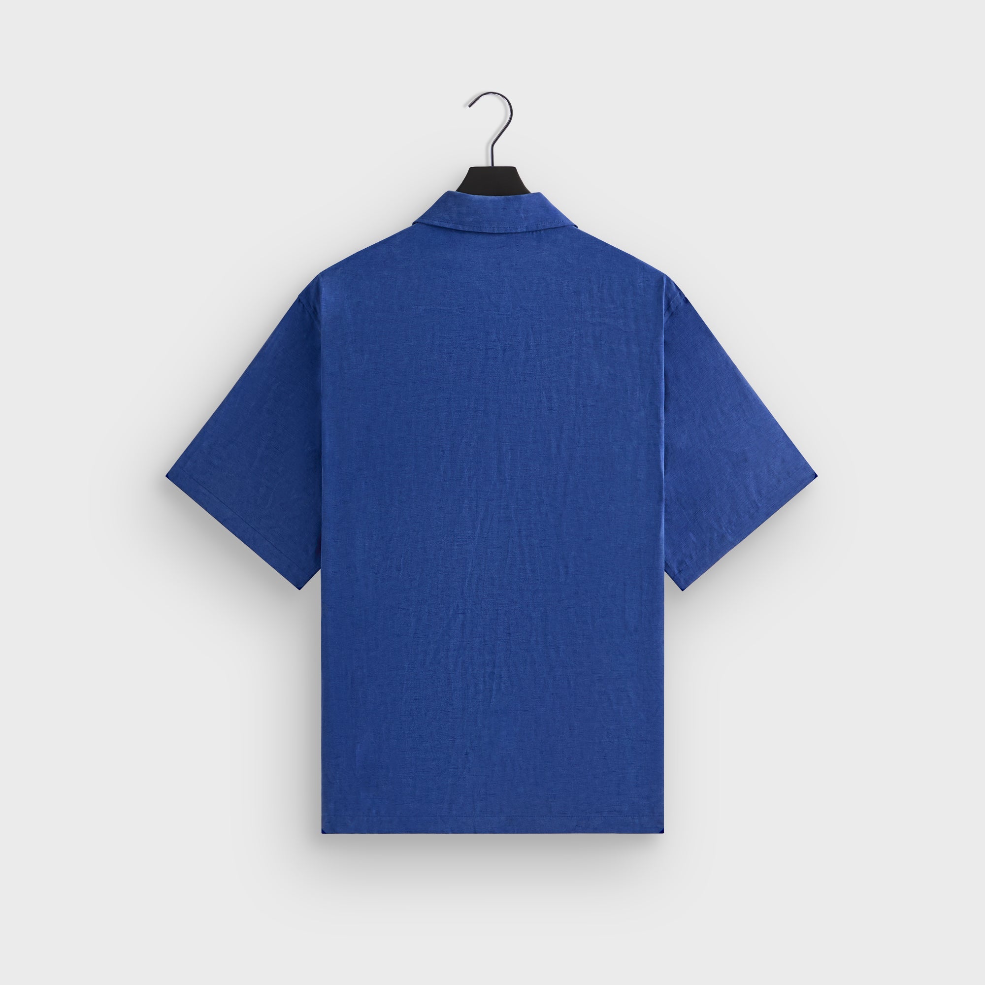 Kith Cupro Linen Short Sleeve Boxy Collared Overshirt - Current