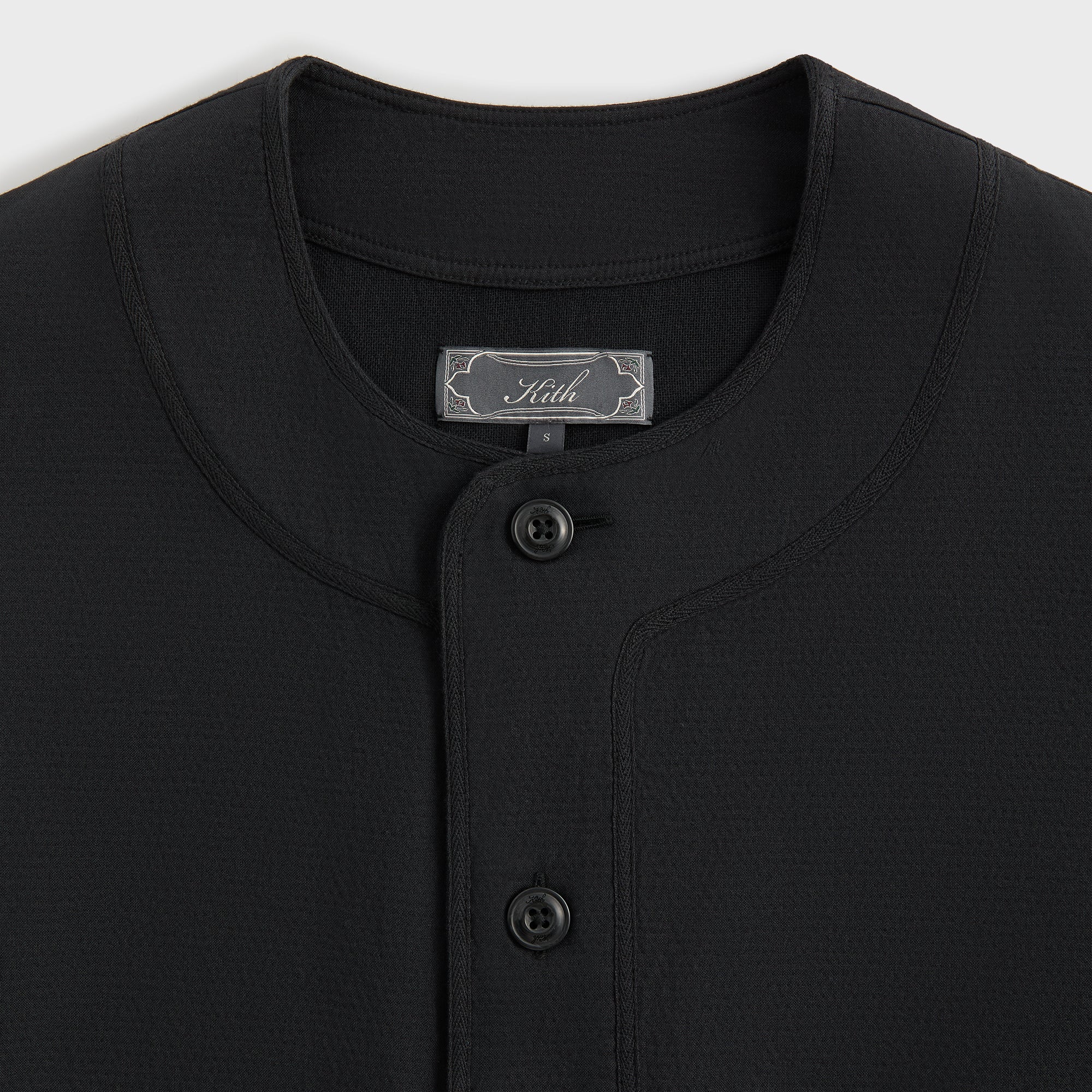 Kith Willis Baseball Shirt - Black – Kith Canada