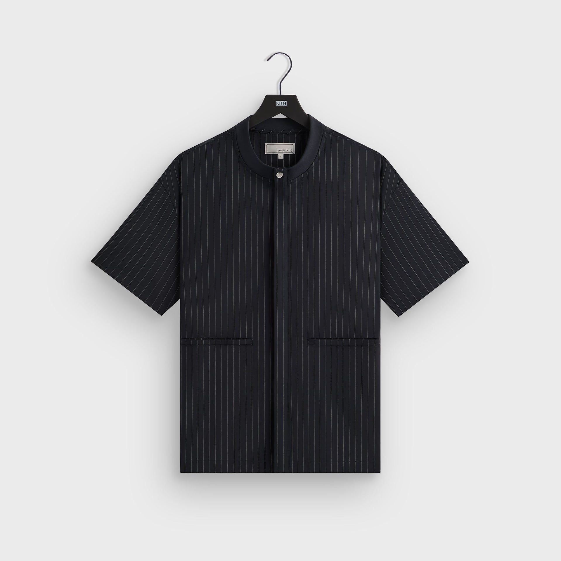 &Kin Tropical Wool Casper Shirt - Admiral