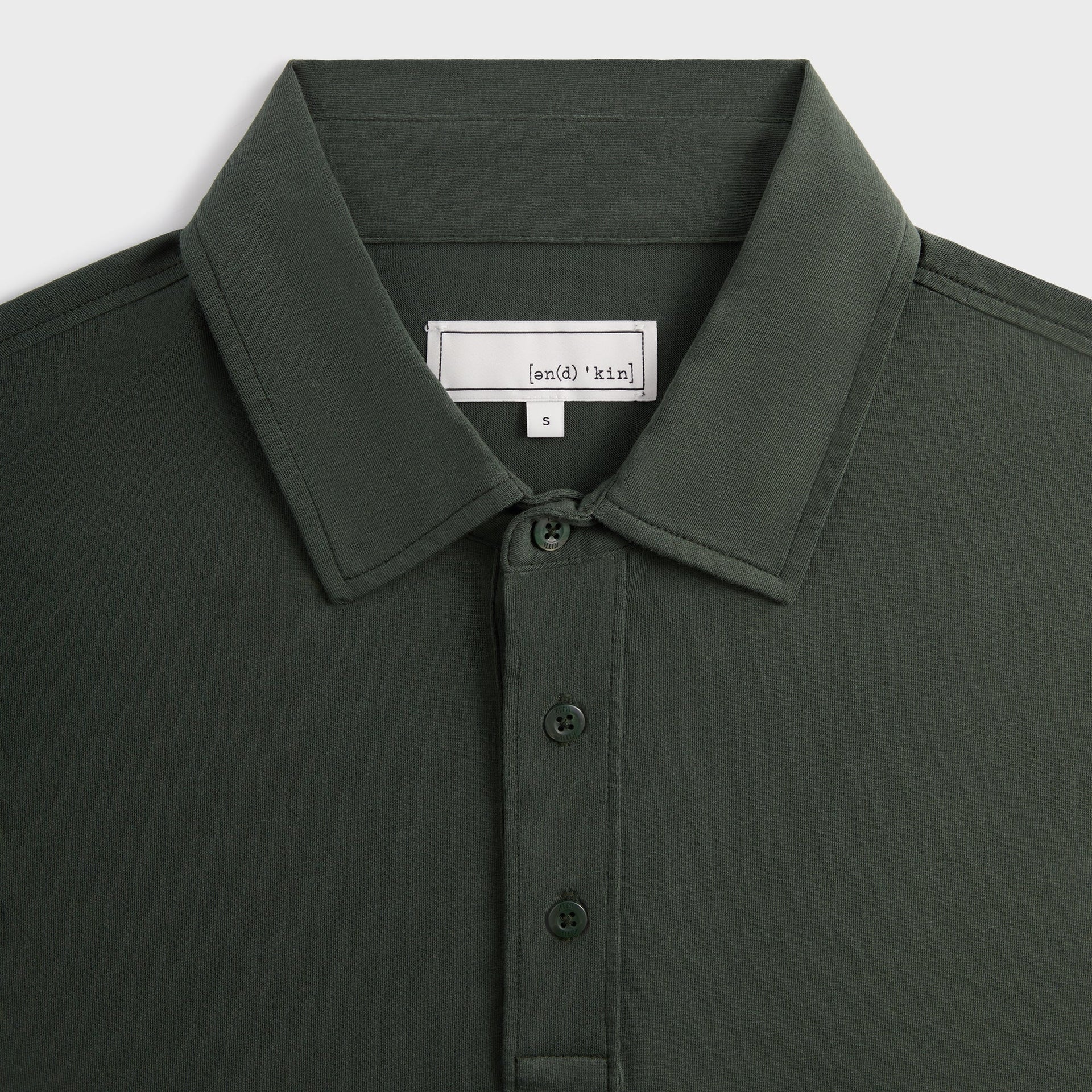 &Kin Pima Jersey Short Sleeve Heathrow Polo - Taiga