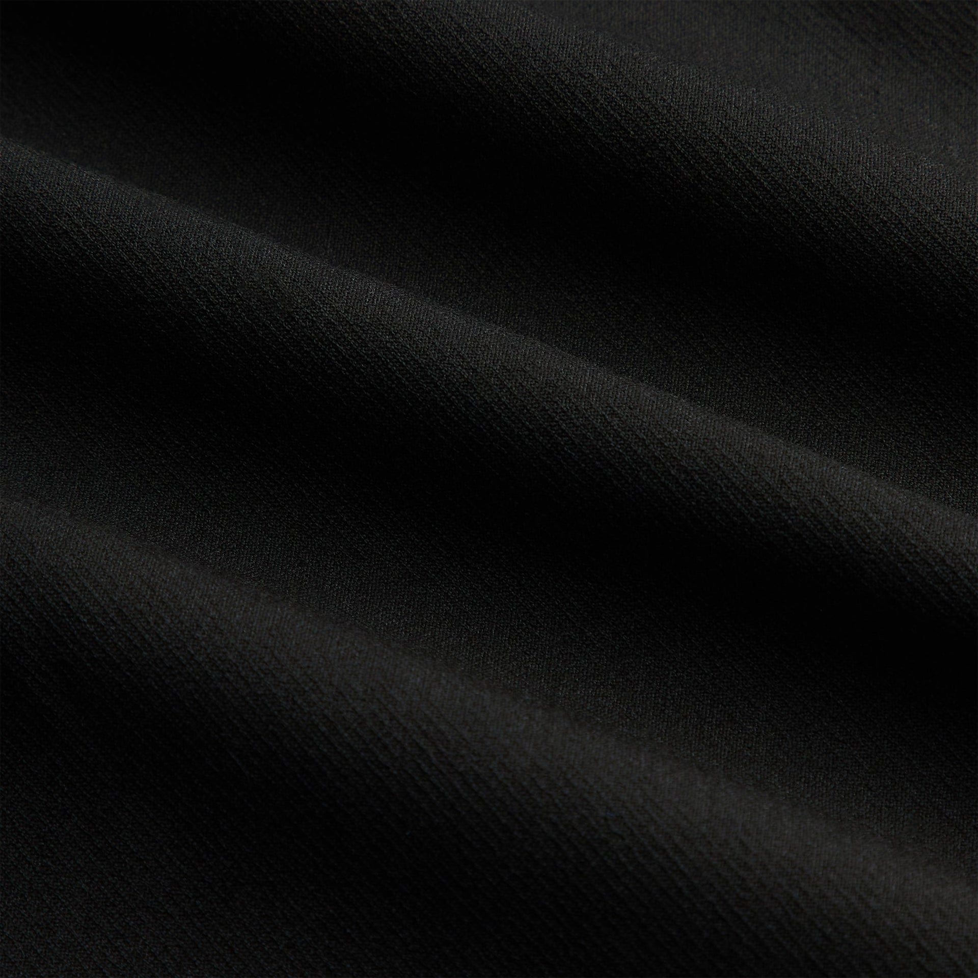 Kith Double Weave Boxy Collared Overshirt in Black