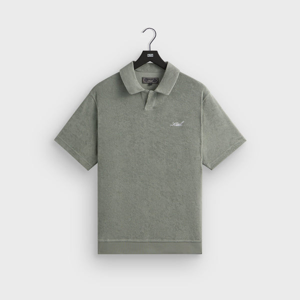 【とよ】Kith Plush Terry Polo(ポロシャツタイプ) Kith Plush Terry Leo Polo - White