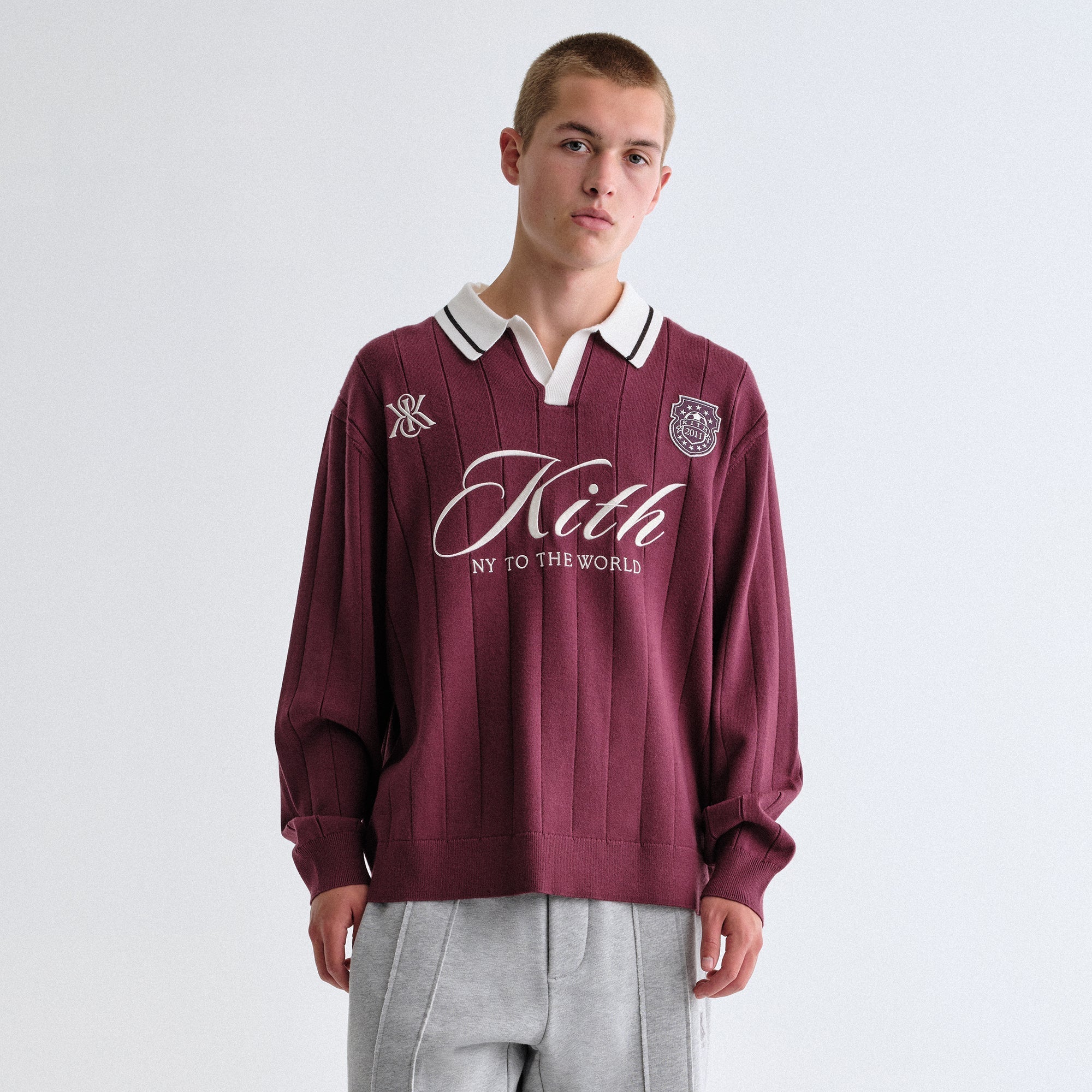 Kith Rugby Pullover Sweater - Essence – Kith Canada
