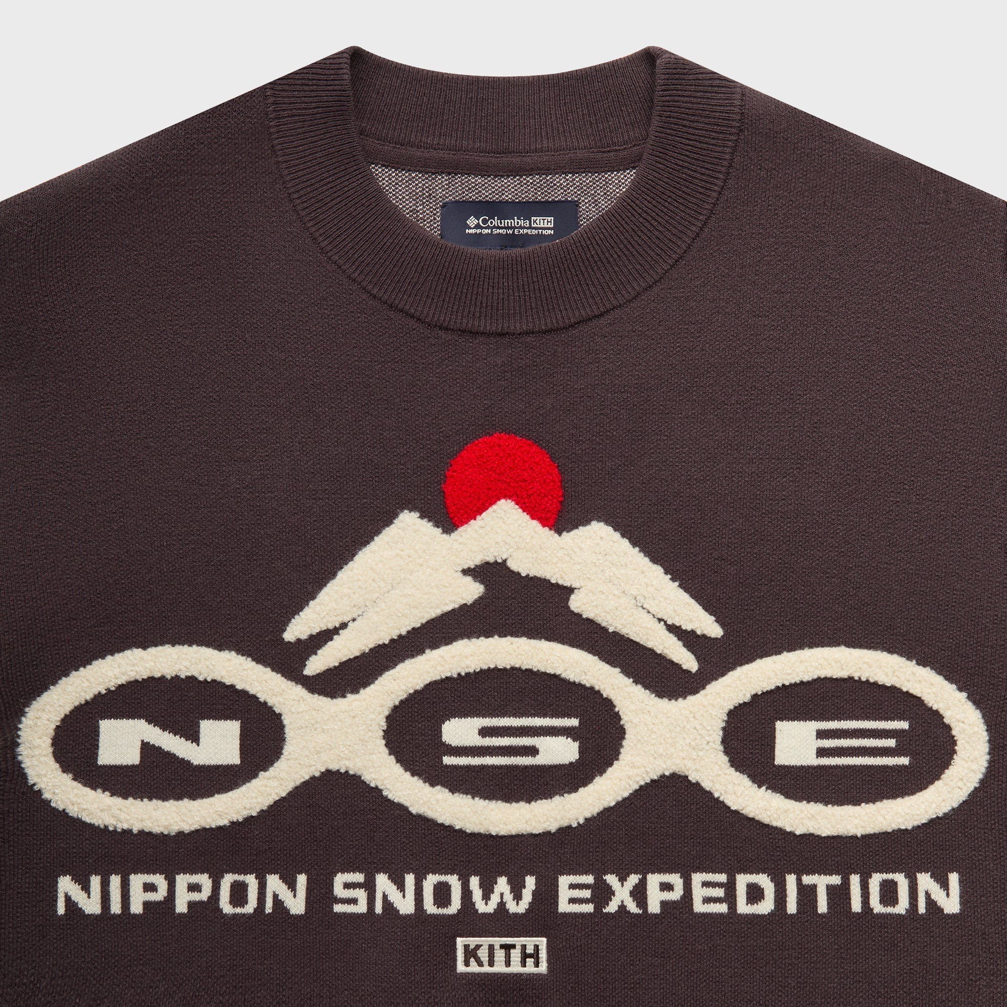 Kith for Columbia NSE Crewneck Sweater - Kindling - PH – Kith Canada