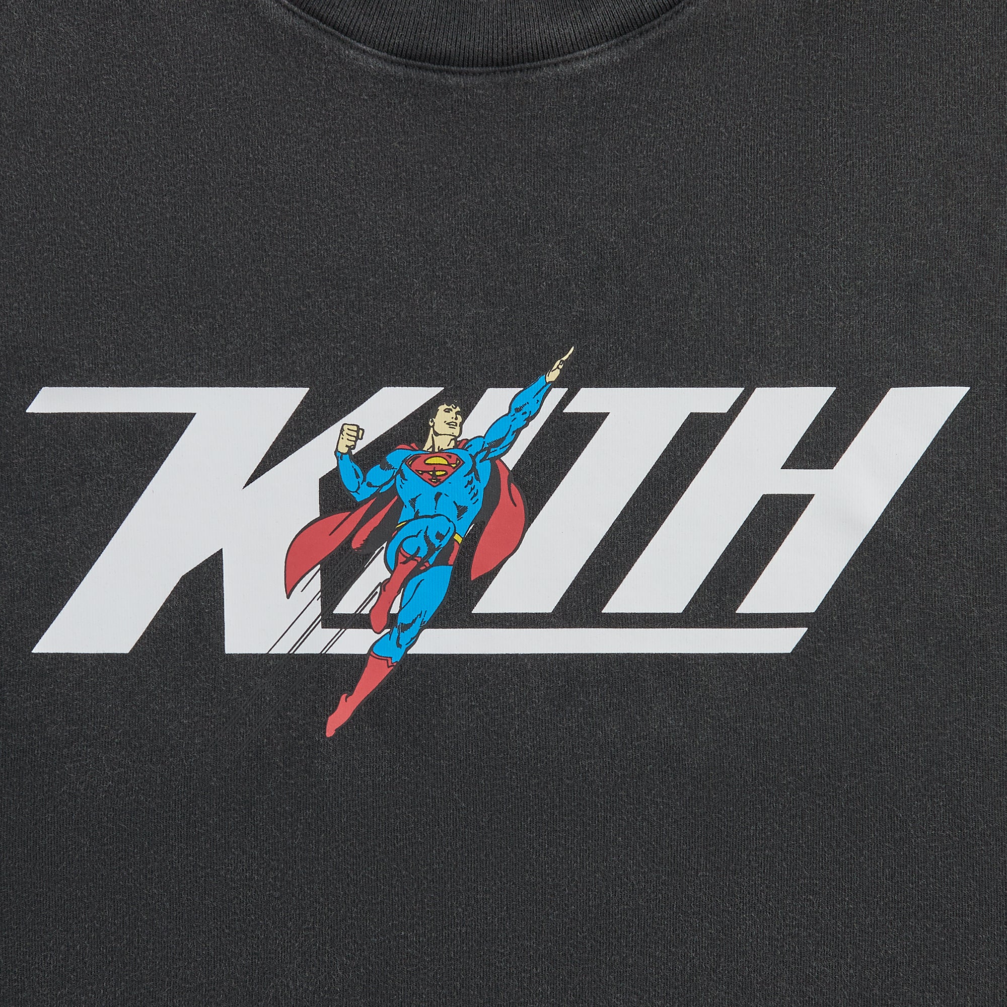 Superman | Kith Flight Vintage Tee - Black – Kith Canada