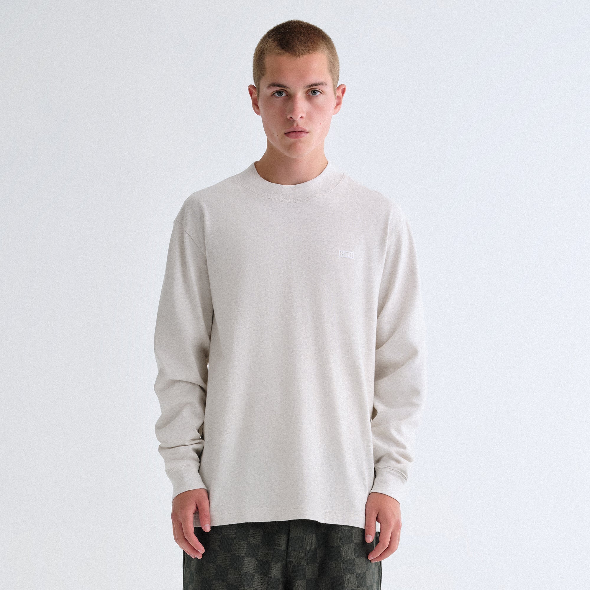 トップス kith Davidson Mock Neck Kith Scratch Long Sleeve Mock Neck - Black