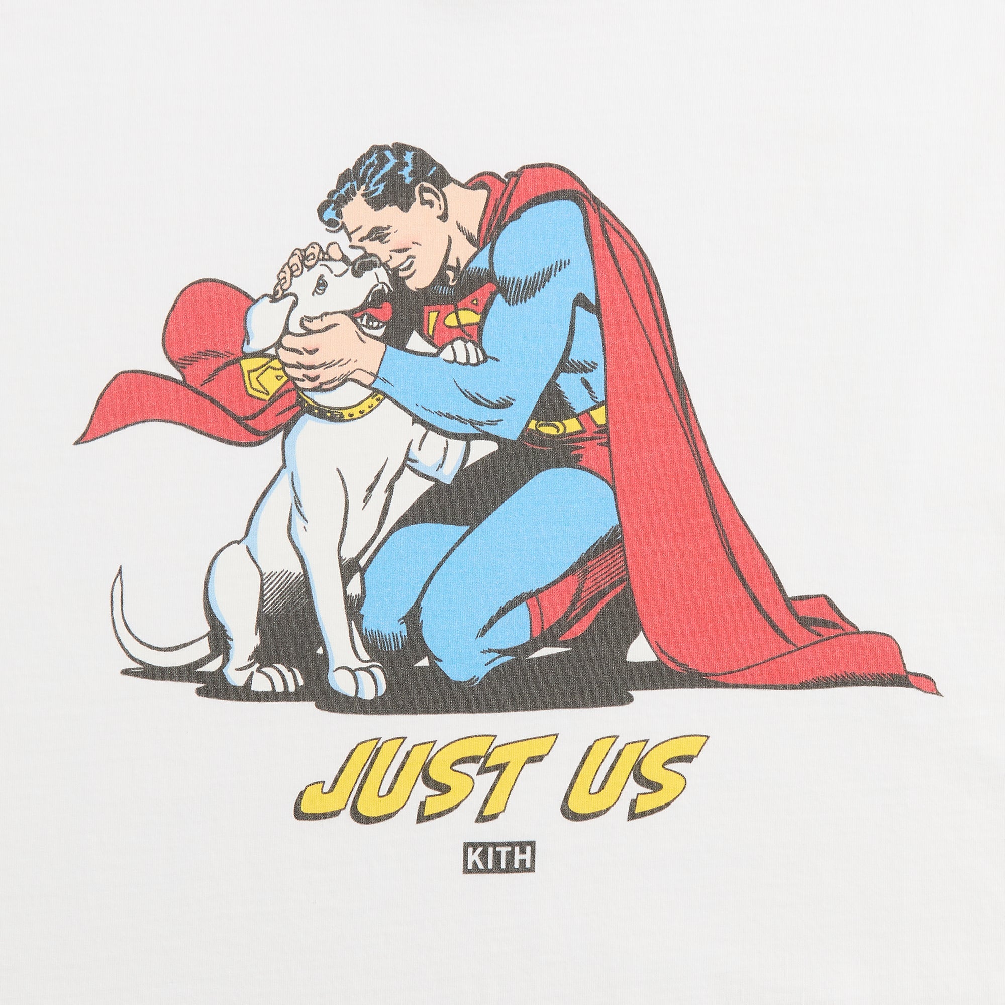 Superman | Kith Just Us Vintage Tee - White – Kith Canada