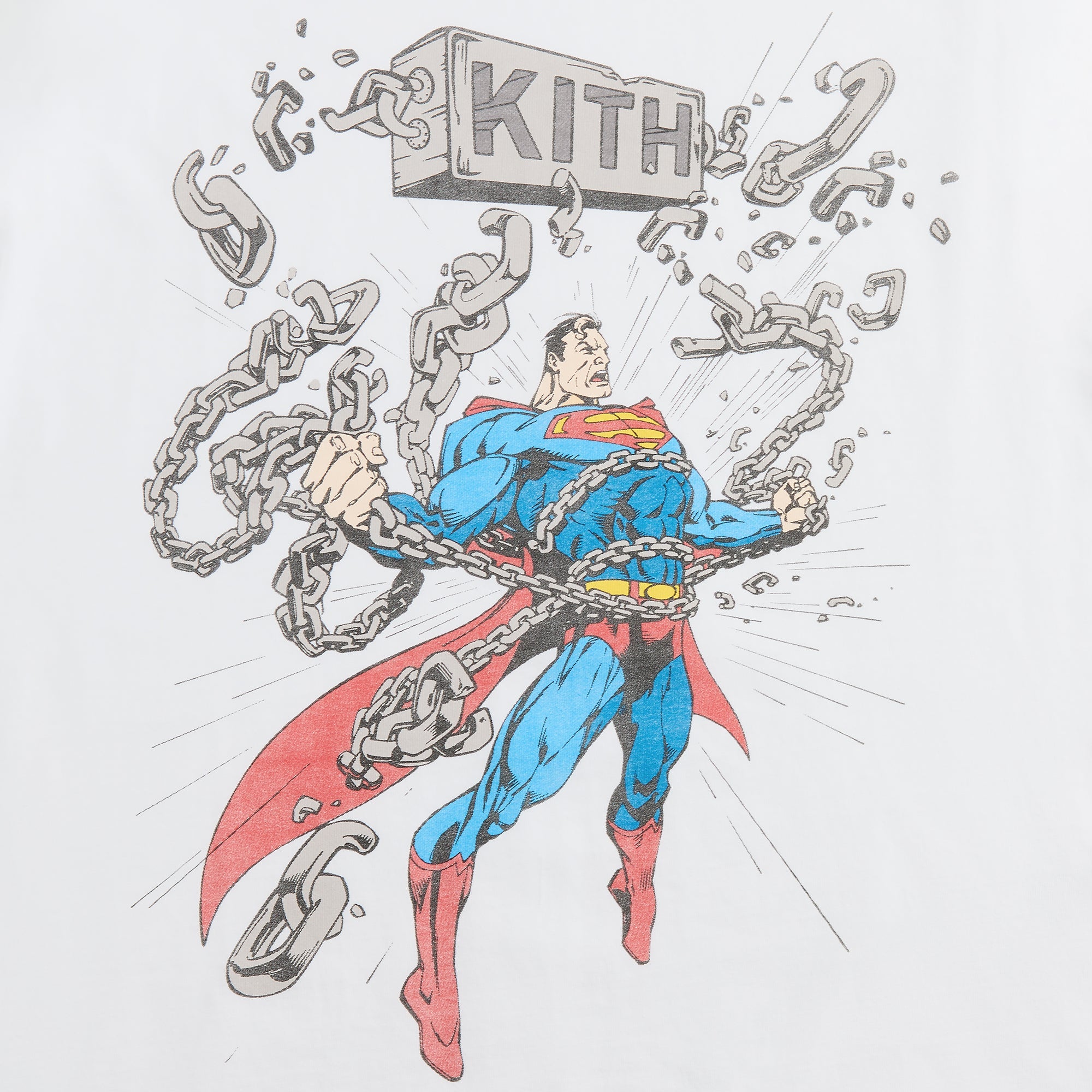 Superman | Kith Chains Vintage Tee - White – Kith Canada