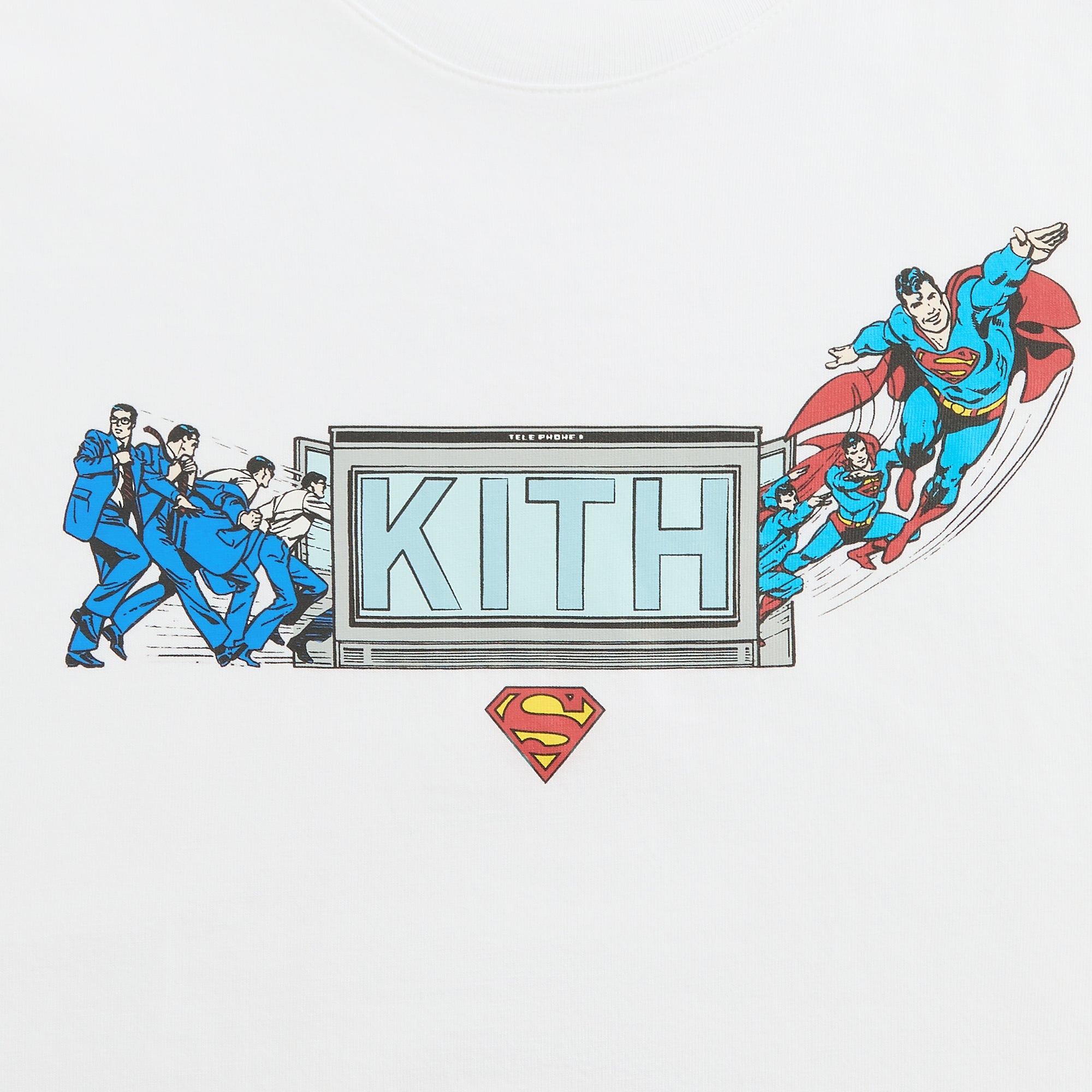 【KITH】Kith Booth スーパーマン ヴィンテージ Tシャツ Superman | Kith Booth Vintage Tee - White – Kith Canada