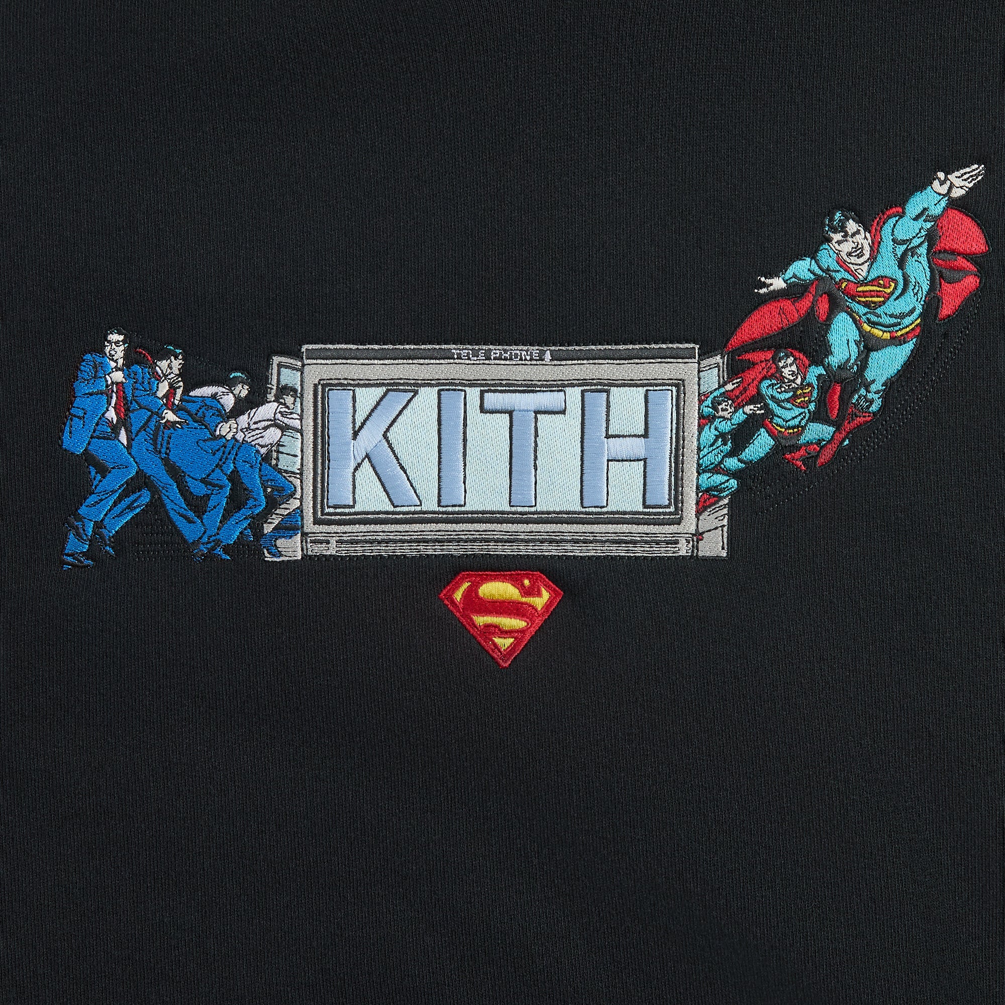 Kith for the New York Knicks Superman Nelson Hoodie - Black