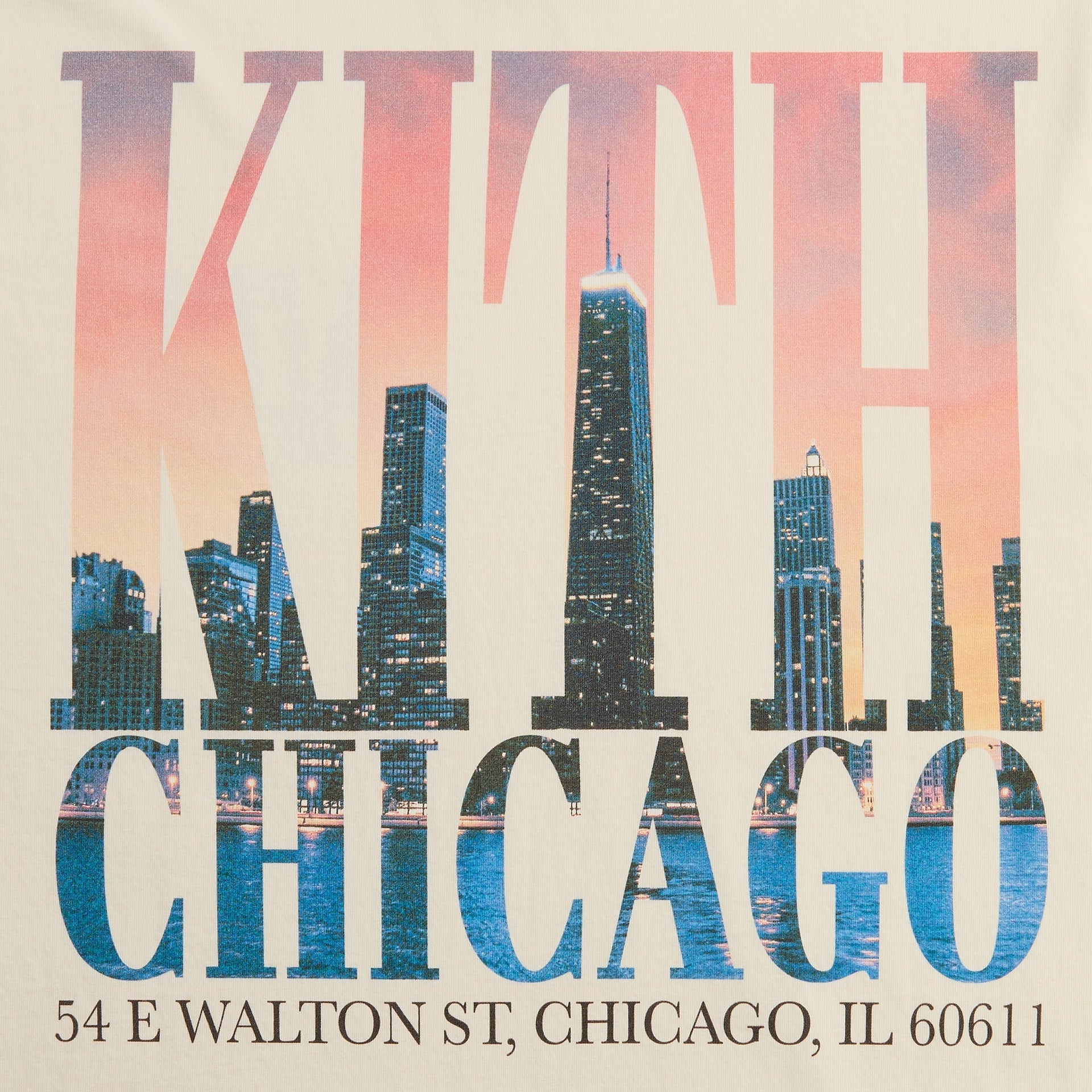 Kith Chicago Skyline Vintage Tee - Silk - PH