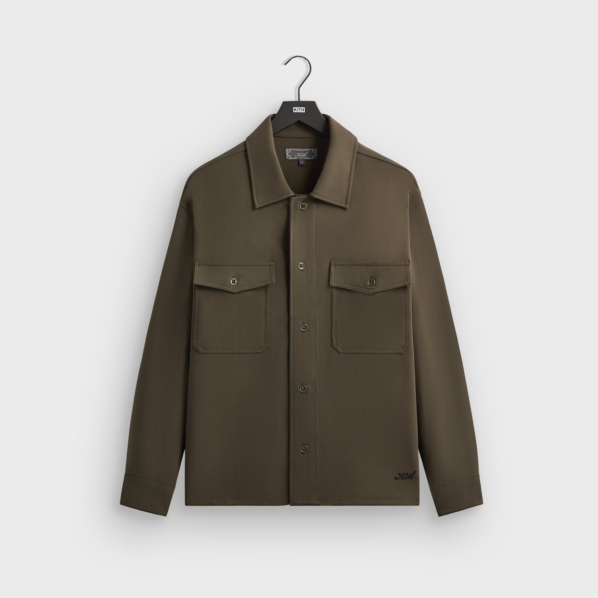 Kith Midweight Double Weave Ace Shirt - Cypress