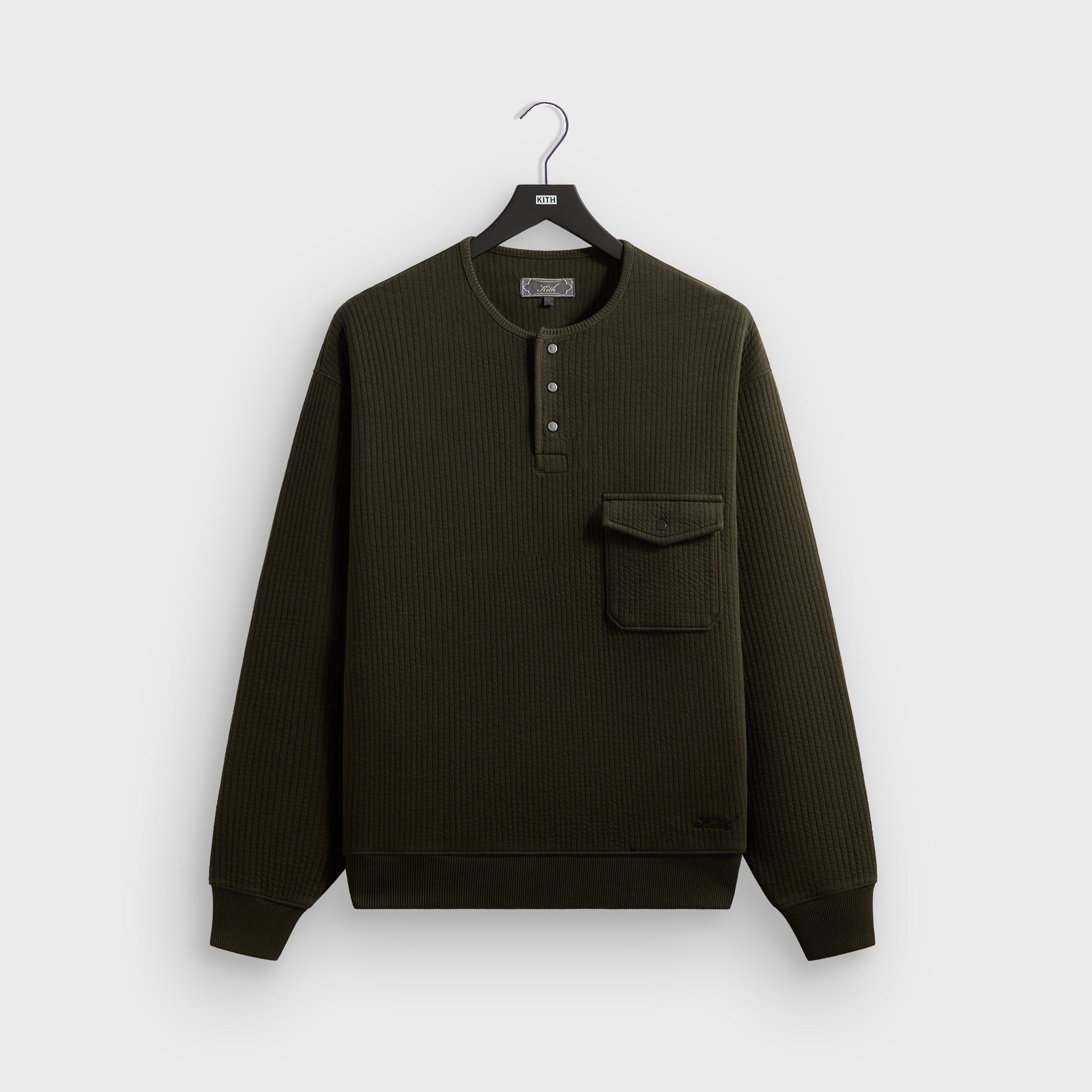 Kith Striped Interlock Samson Henley - Kalamon