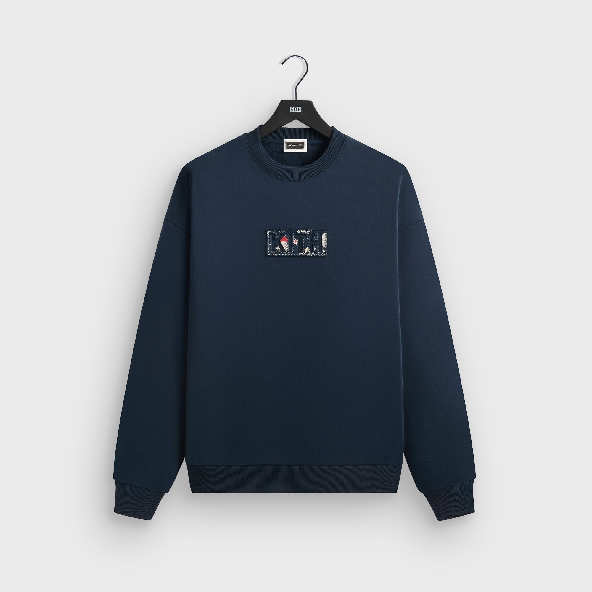 Kith for Columbia Patchwork Vintage Nelson Crewneck - Nocturnal