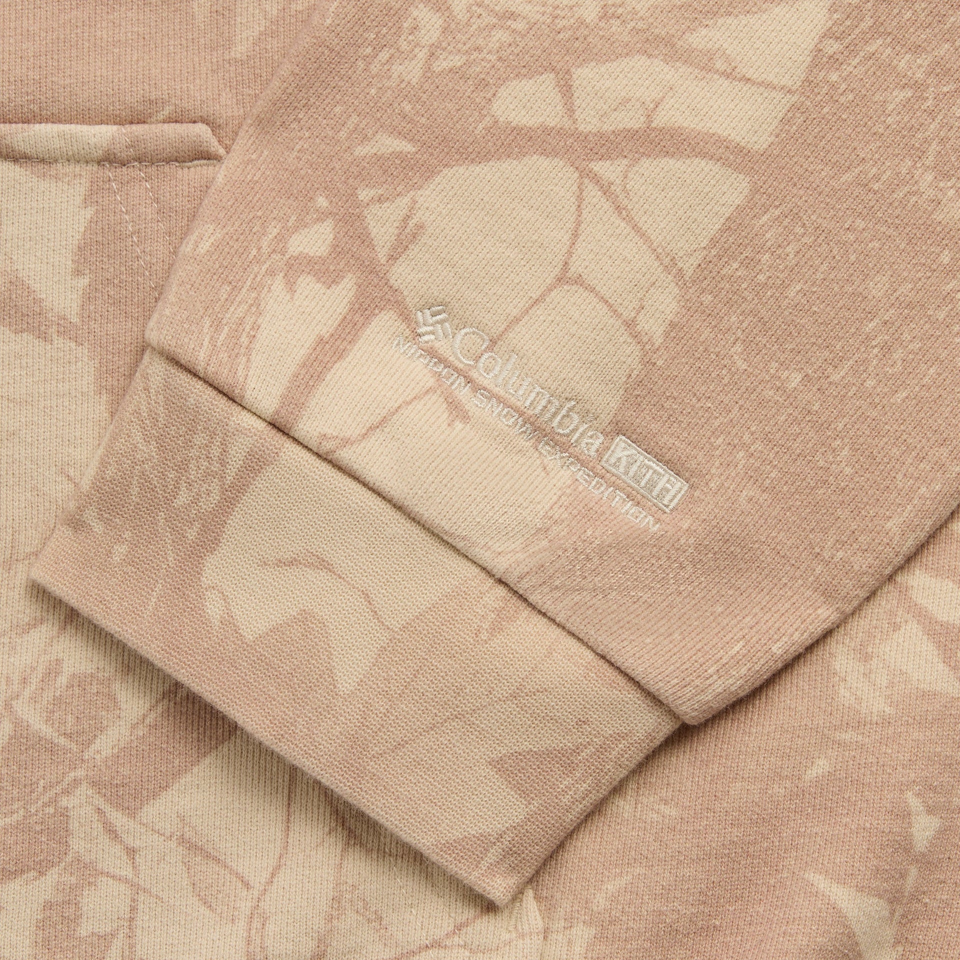 Kith for Columbia Camo Vintage Braxton Zip Up Hoodie - Veil