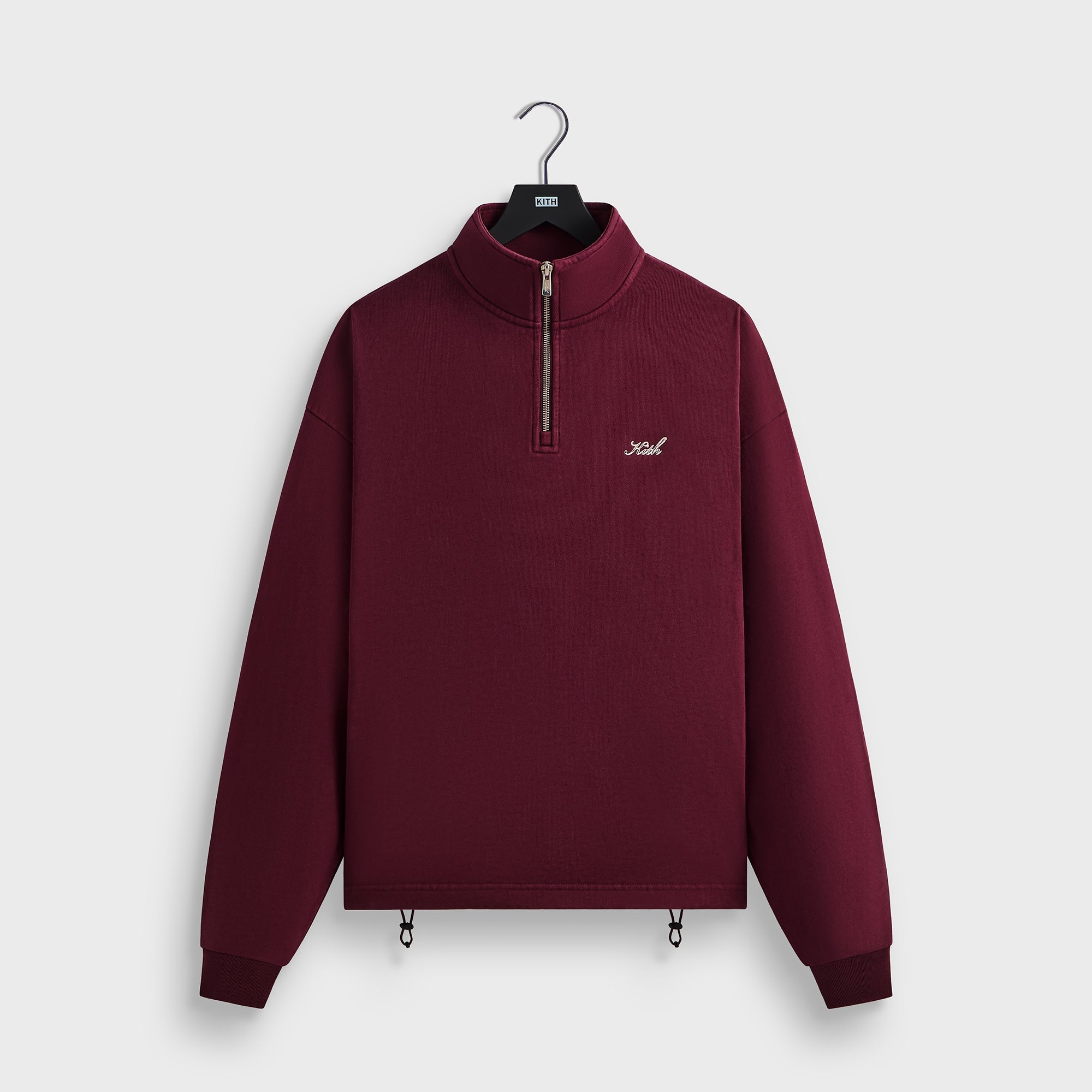 Kith Nelson Quarter Zip Pullover - Magma – Kith Canada