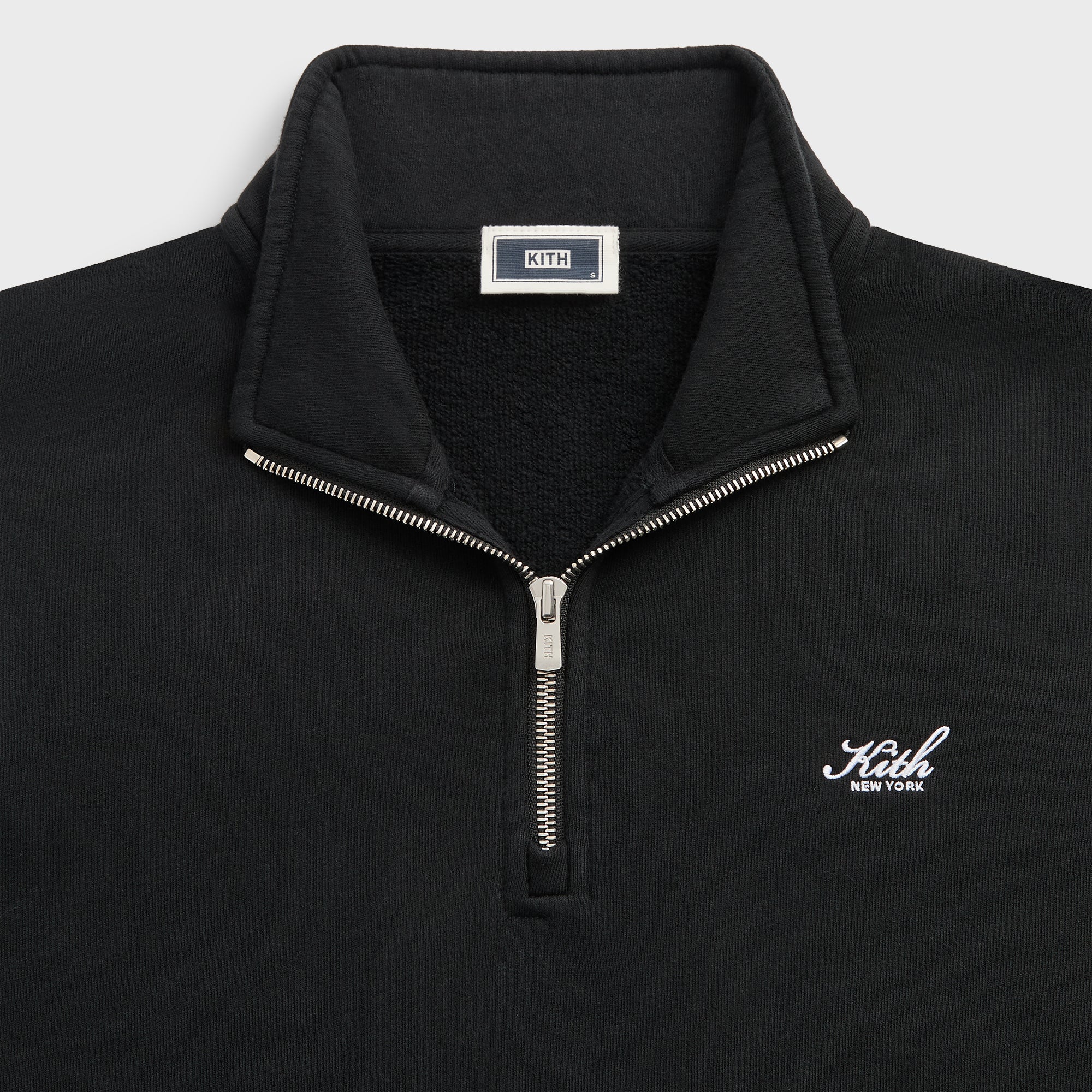 Kith Nelson Quarter Zip - Black – Kith Canada
