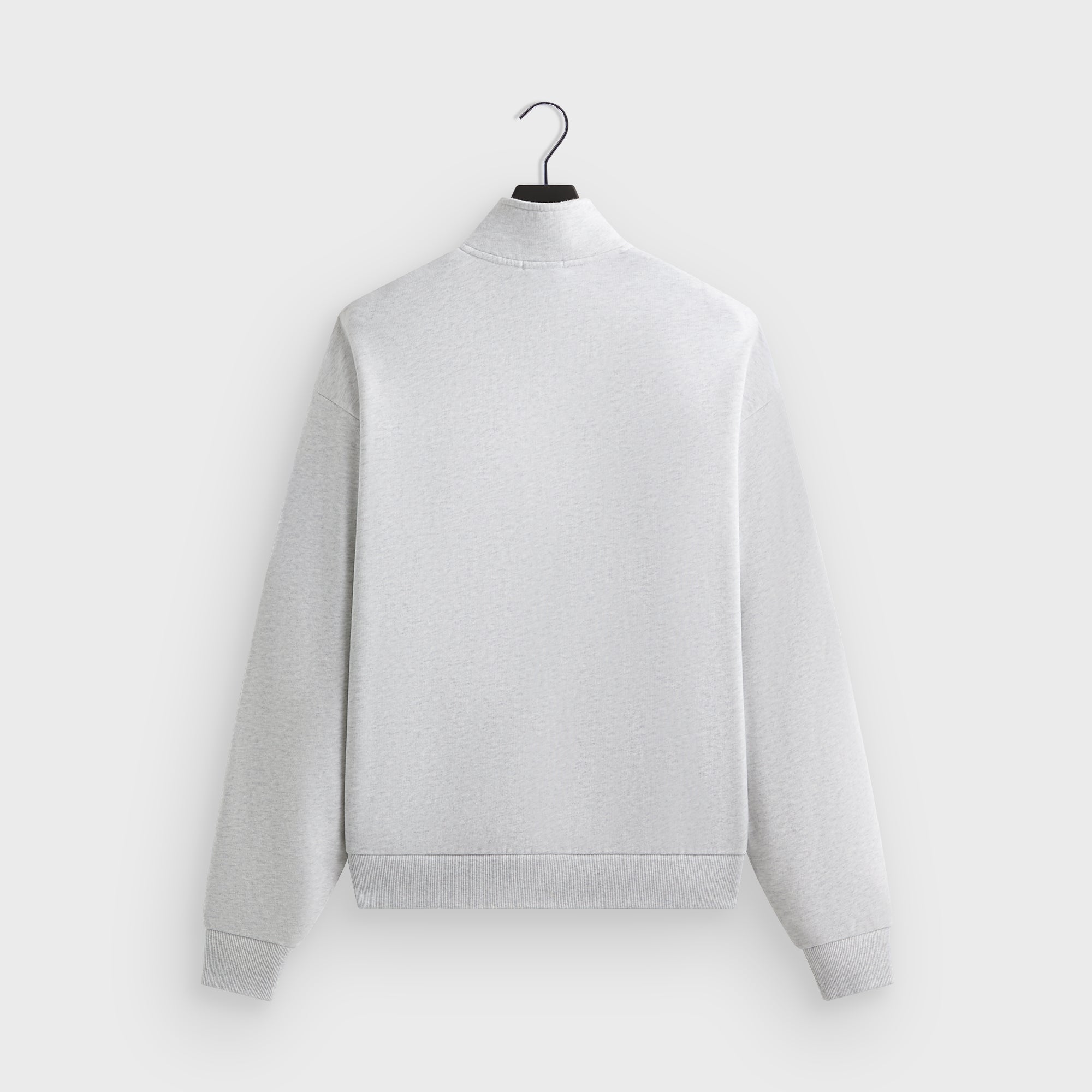 Kith Nelson Quarter Zip - Light Heather Grey – Kith Canada