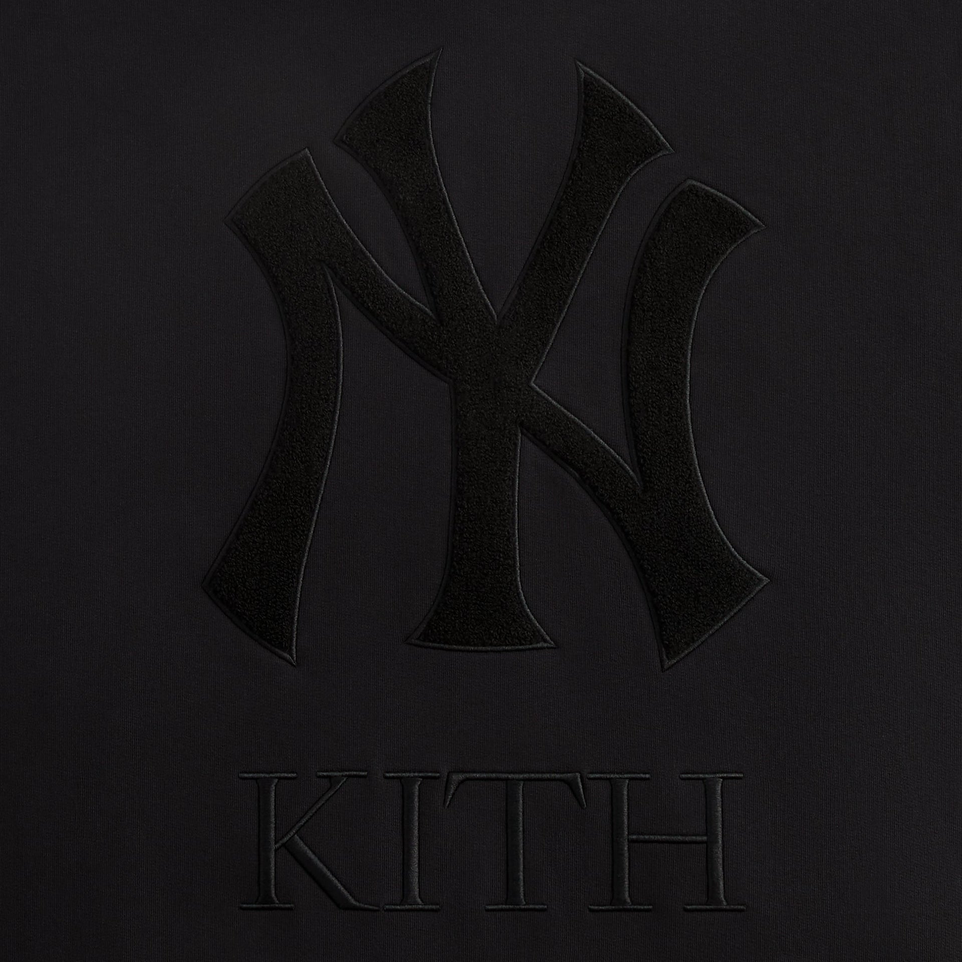 Kith for the New York Yankees Braxton Full Zip Hoodie - Black