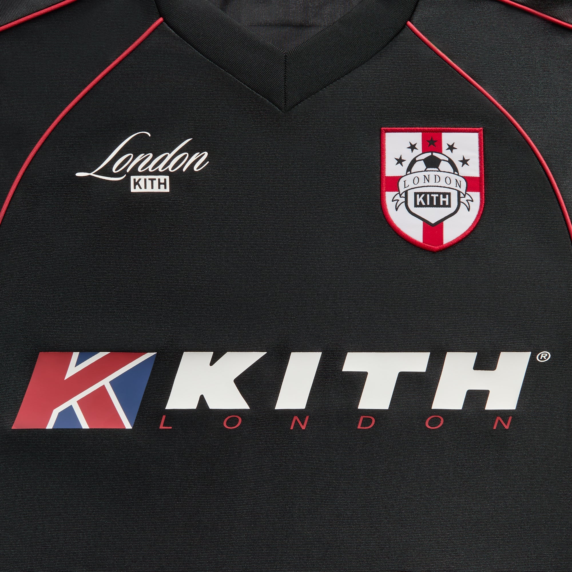 Kith London Long Sleeve Agu Soccer Jersey - Black – Kith Canada