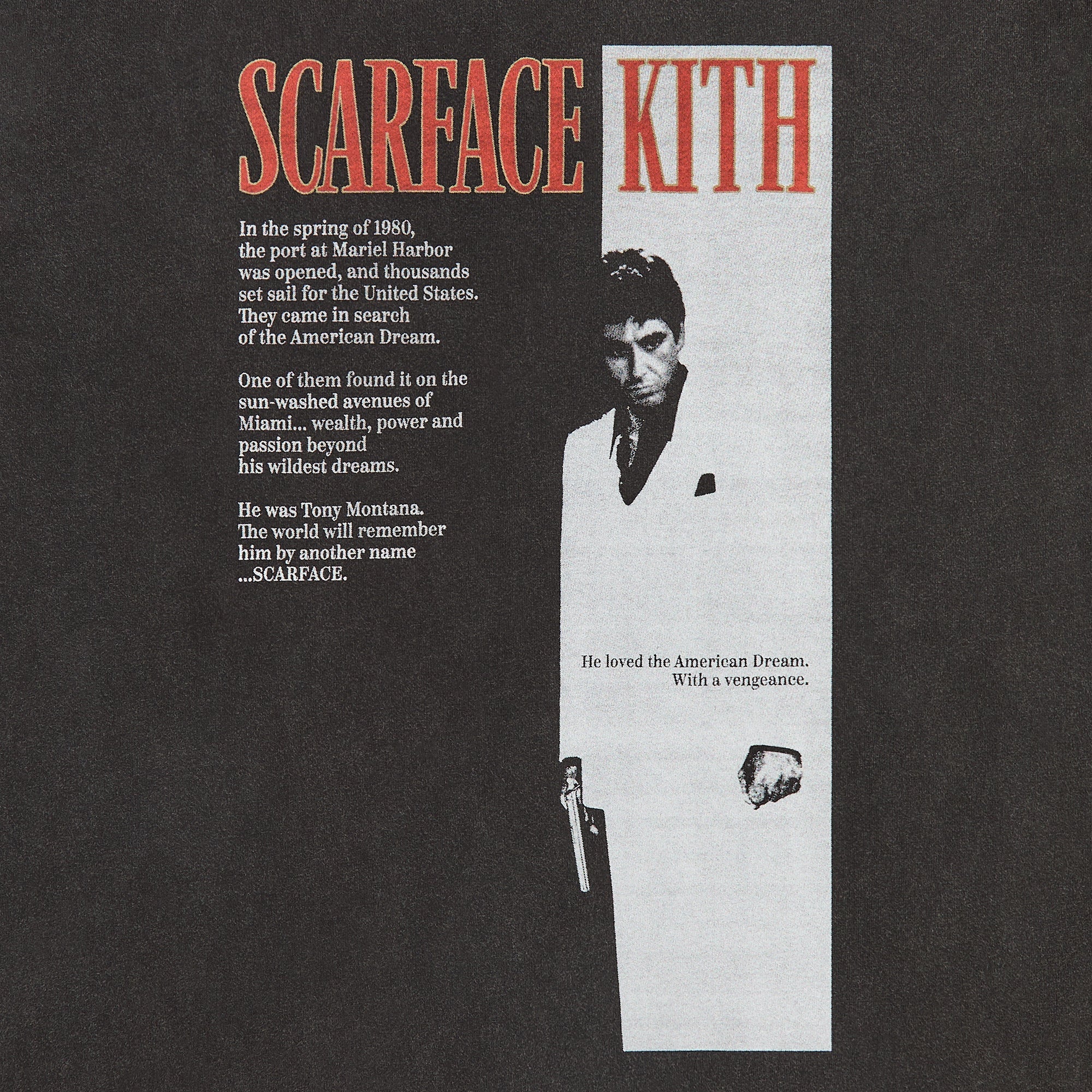トップス Kith Scarface Film Poster Vintage Tee Kith for Scarface Film Poster Vintage Tee - Black – Kith Canada