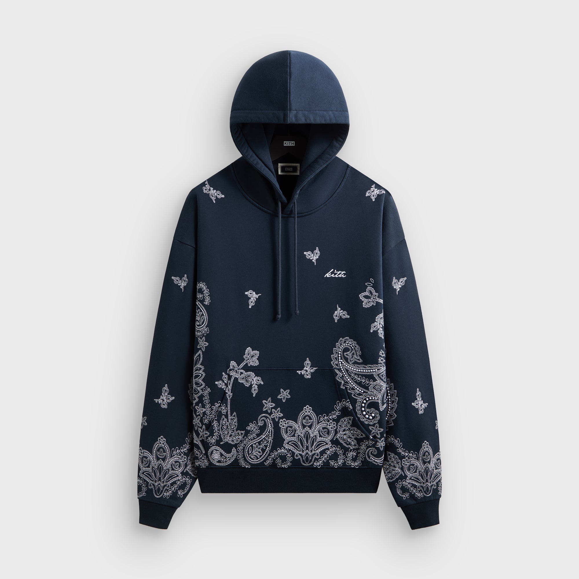Kith Falling Paisley Nelson Hoodie - Nocturnal – Kith Canada