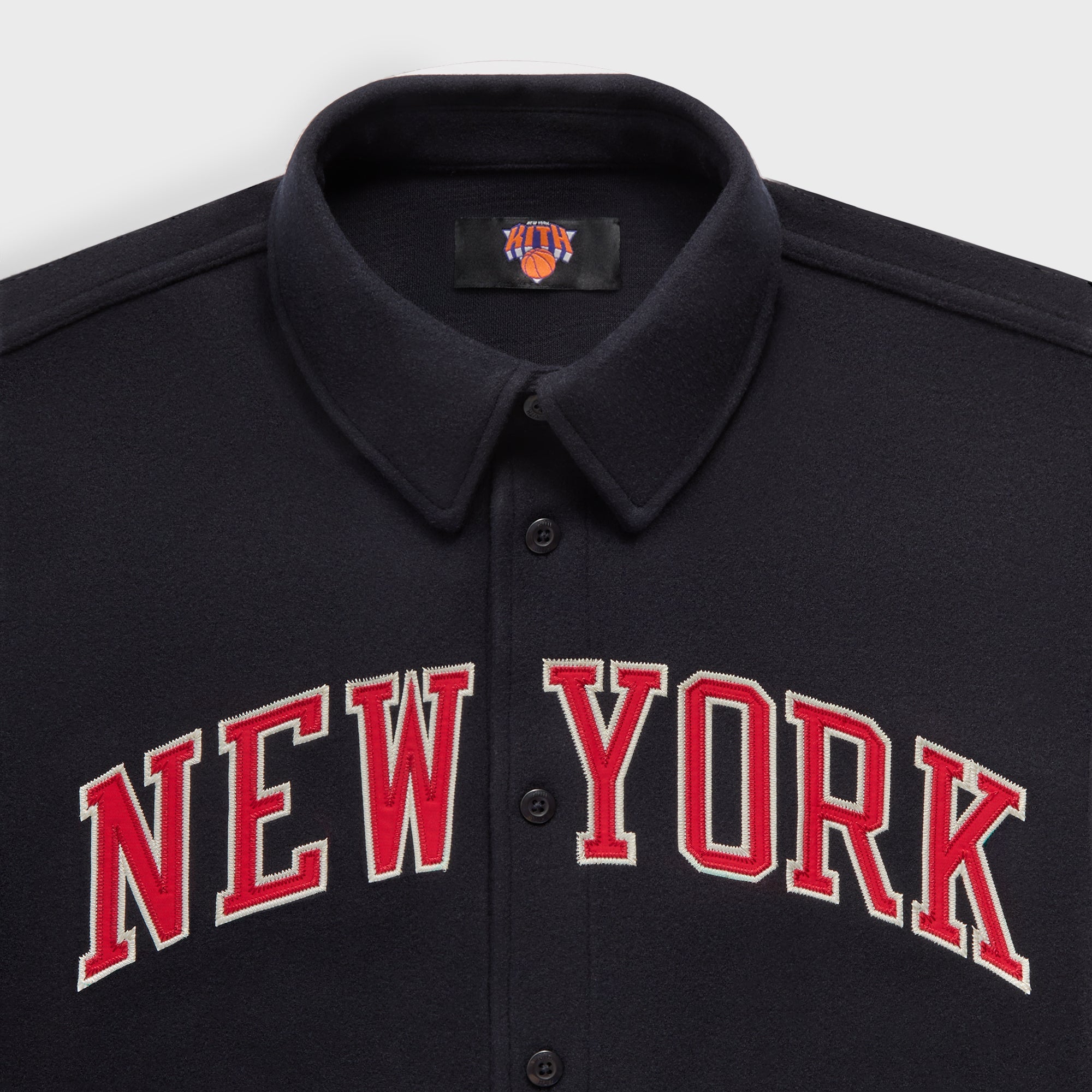 Kith for the New York Knicks Felted Apollo Shirt - Nocturnal