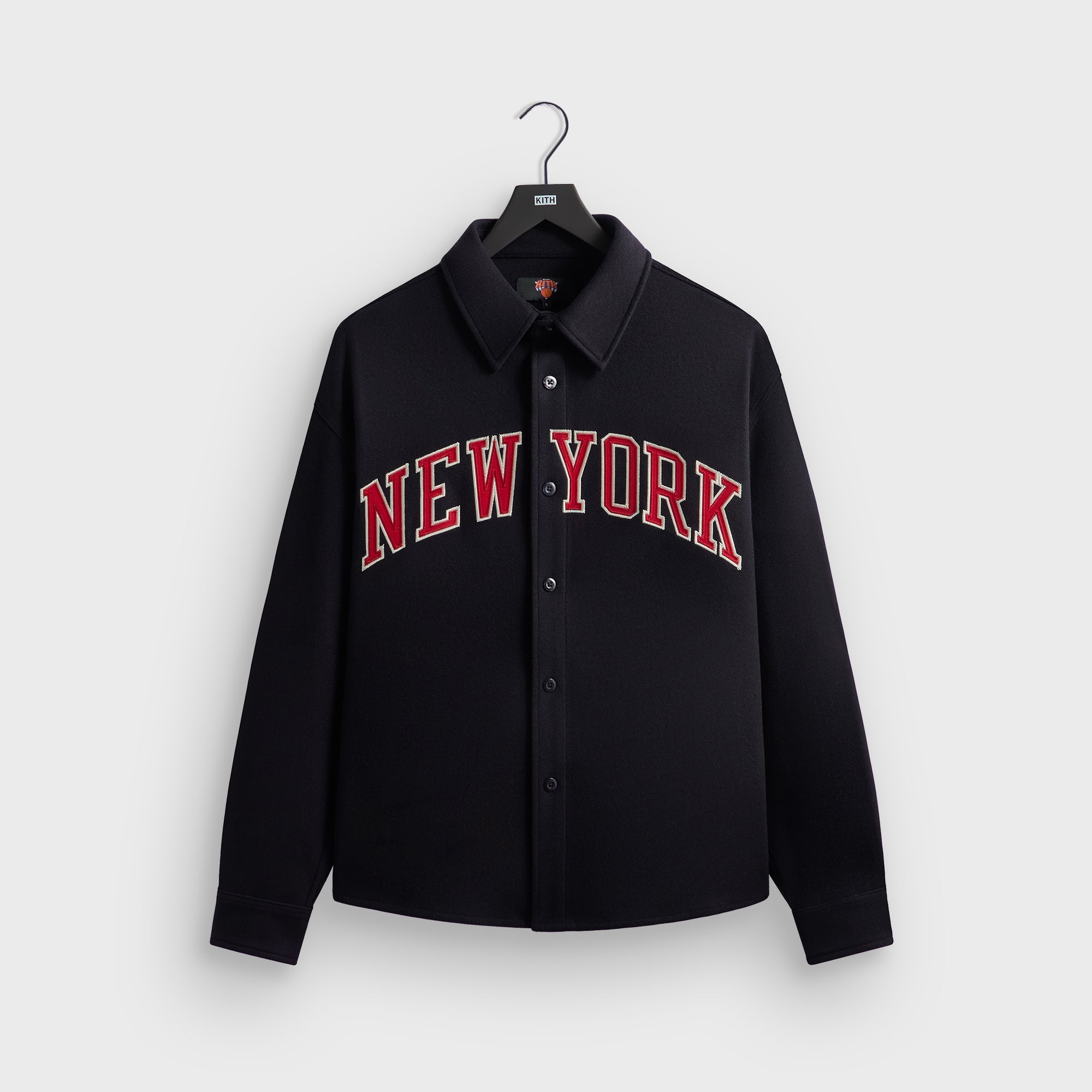 Kith for the New York Knicks Felted Apollo Shirt - Nocturnal