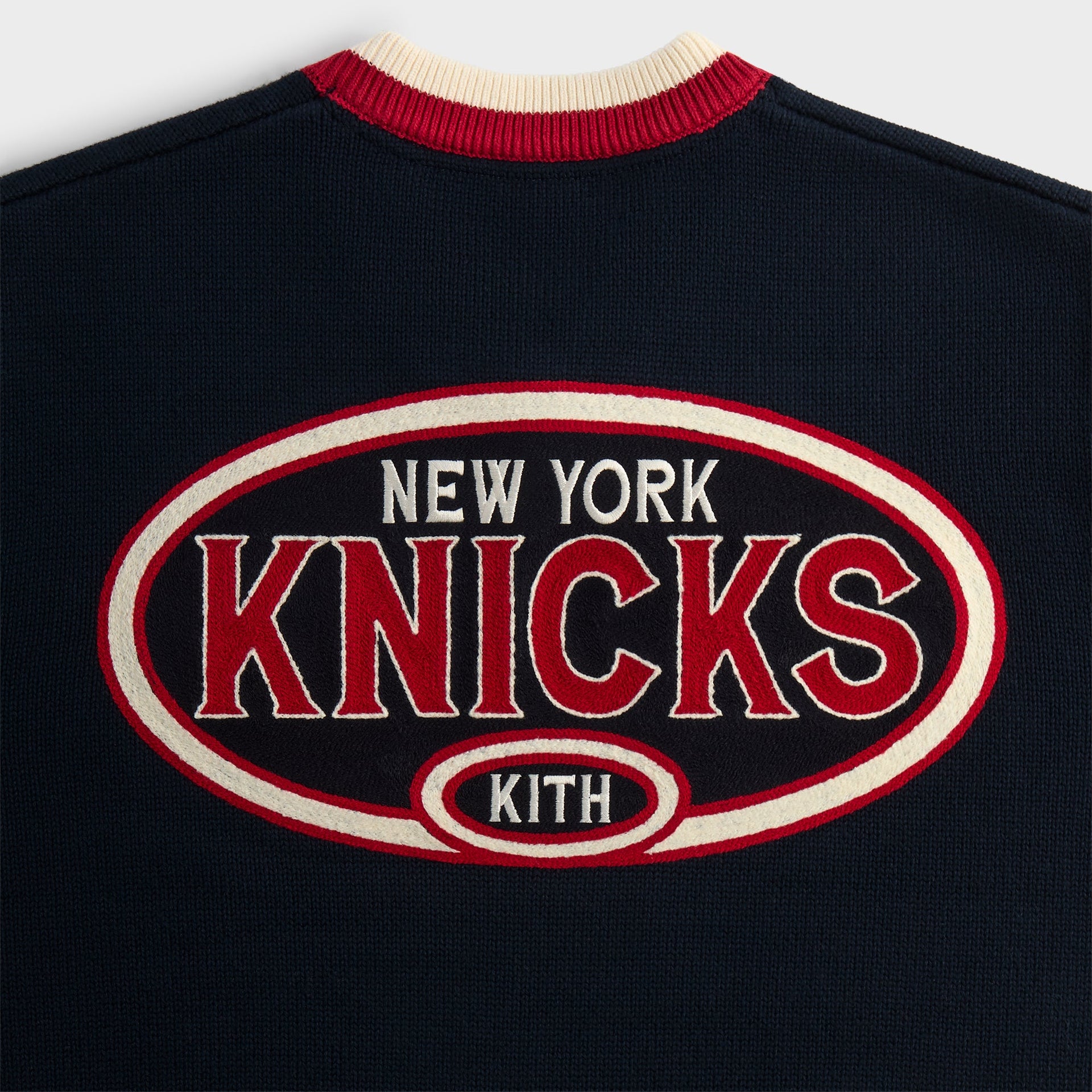 Kith for the New York Knicks Classic Beau Knit Sweater - Nocturnal