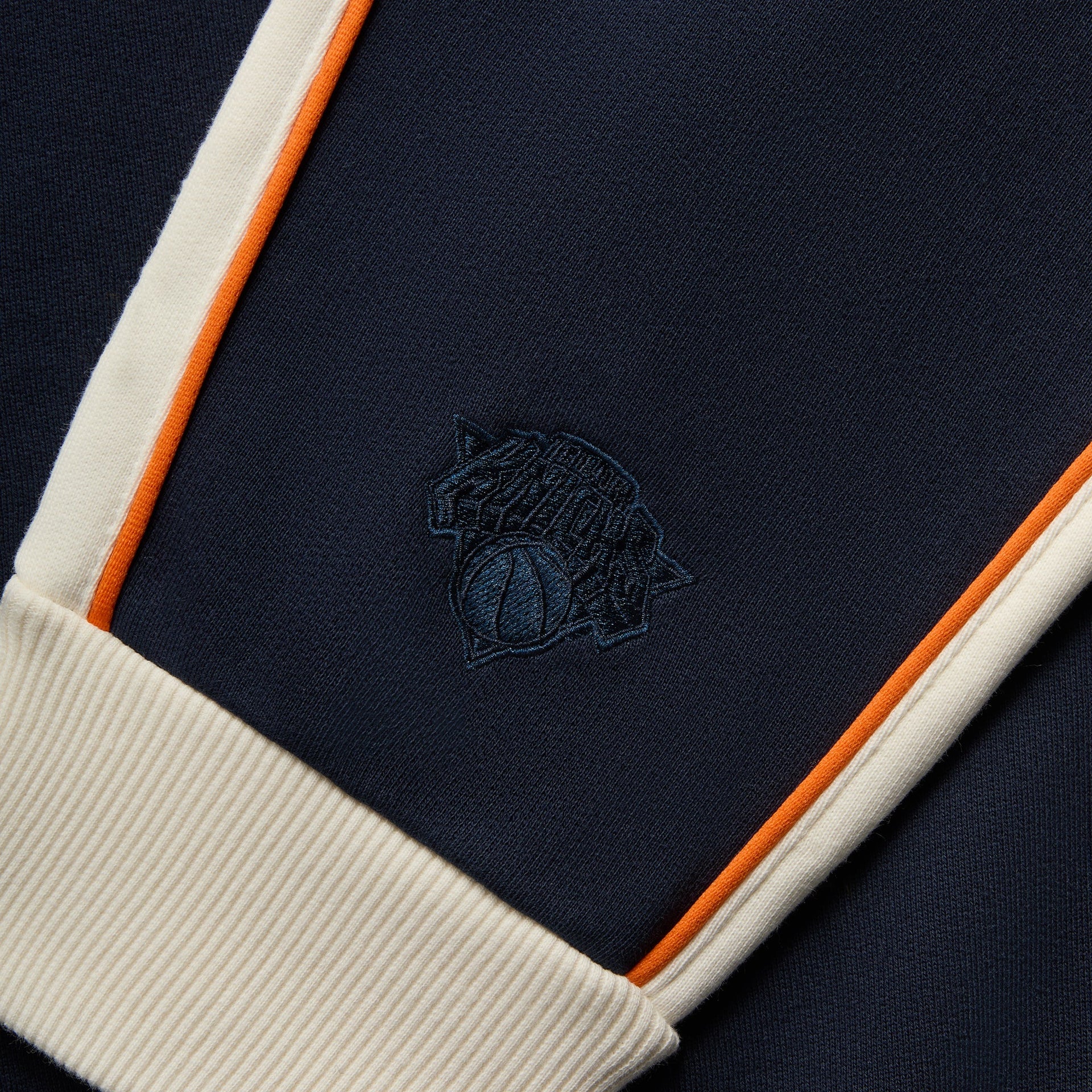 Kith for the New York Knicks Coach Vintage Nelson Quarter Zip - Nocturnal