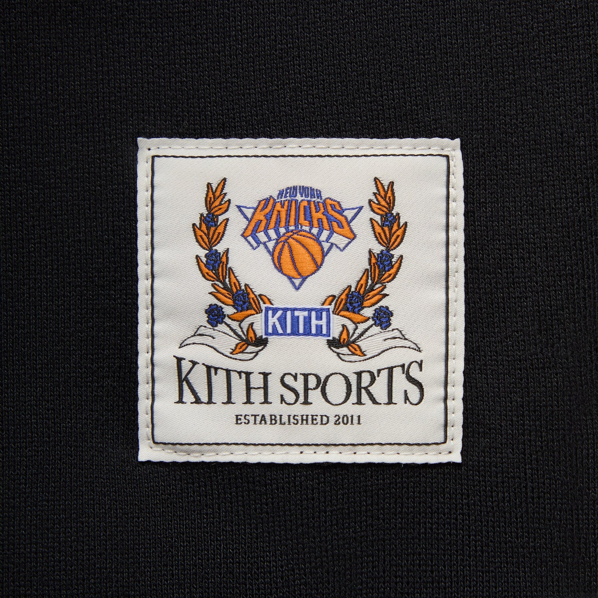 Kith for the New York Knicks Madison Square Garden Vintage Nelson Quarter Zip - Black