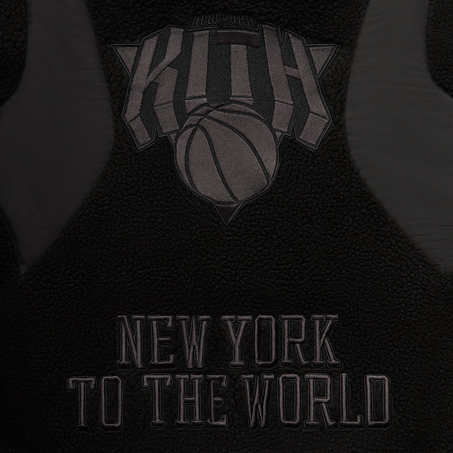 Kith for the New York Knicks New York Vintage Nelson Quarter Zip - Black - PH